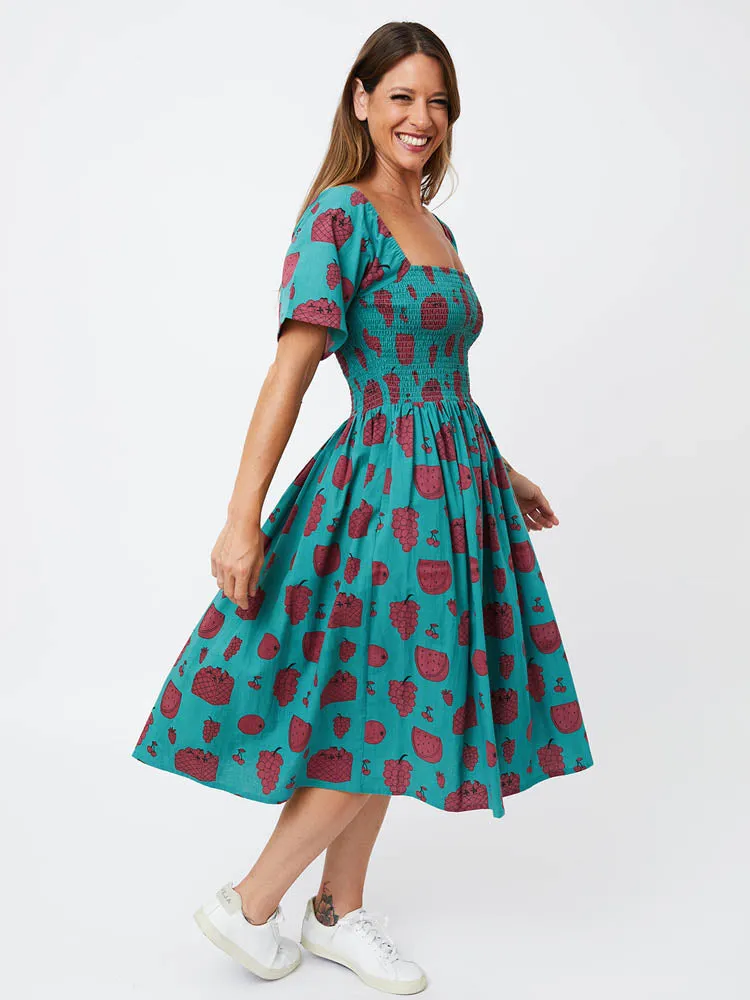 Quiet Core DoubleStitchedSeams Teddy Dress - Fruity Pink