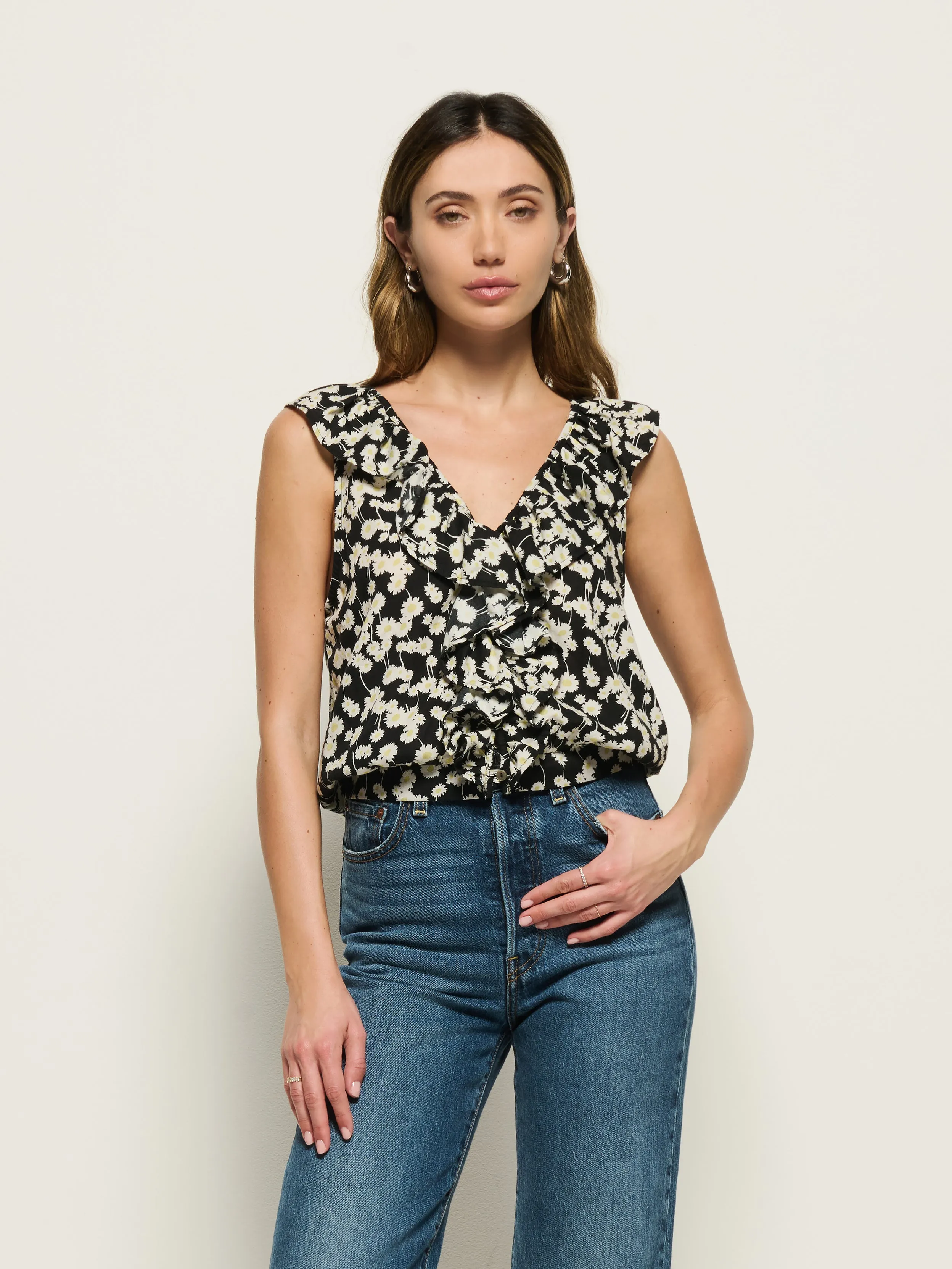 Ella Ruffle Top Speed Soul FadeResistantDye