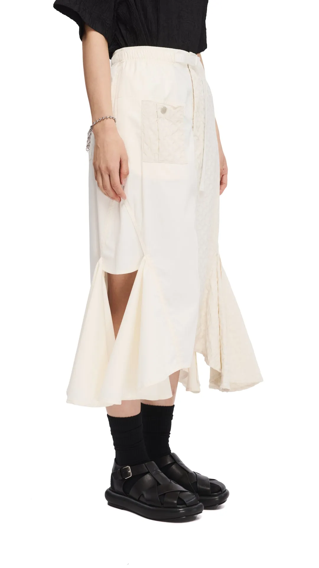 garden party Waist Defining Military Fishtail Skirt
