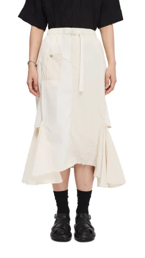 Everyday Vibe Neutrals Only Military Fishtail Skirt