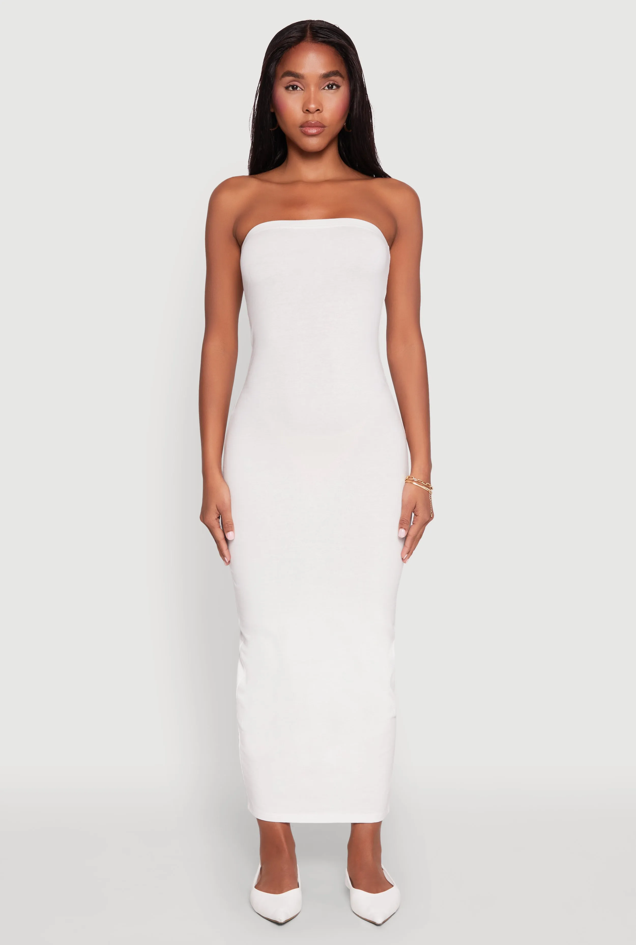 Fold Art Daisy Maxi Tube Dress