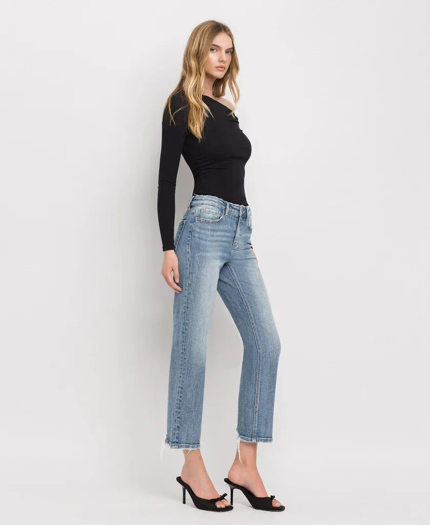 MultiPocket Design Fire Core Lovervet Mid Rise Crop Straight