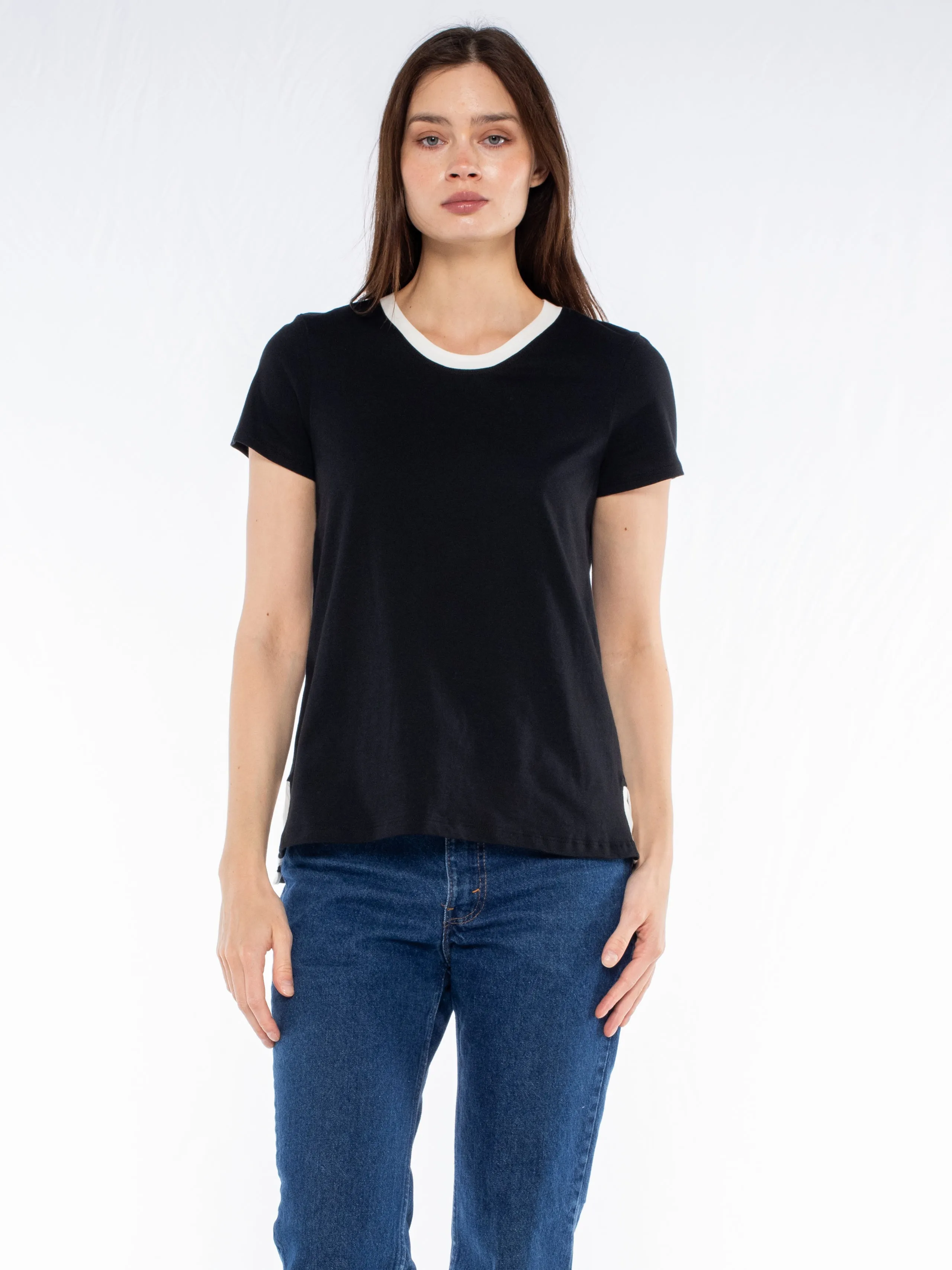 Shrunken Ringer Vented Hem VersatileCuff