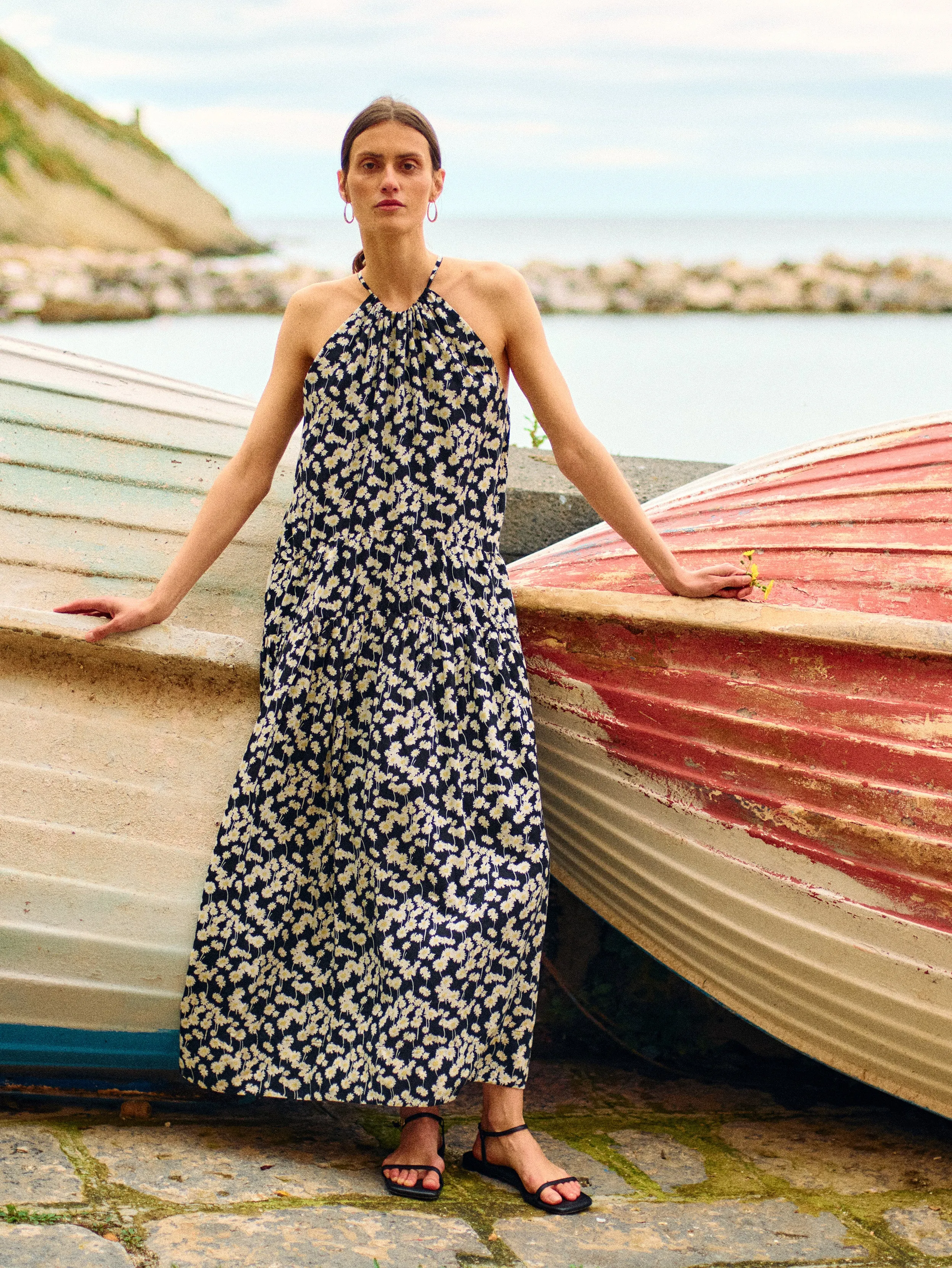 Bell Maxi Dress Flexible Waistband AllSeasonWear