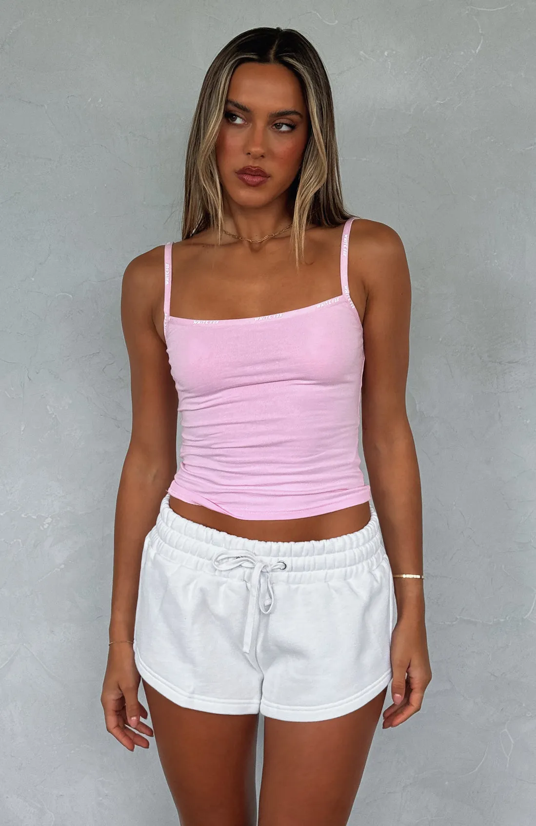 New Expression Tank Pink Multi Functional Pocket Design Ventilated Mesh
