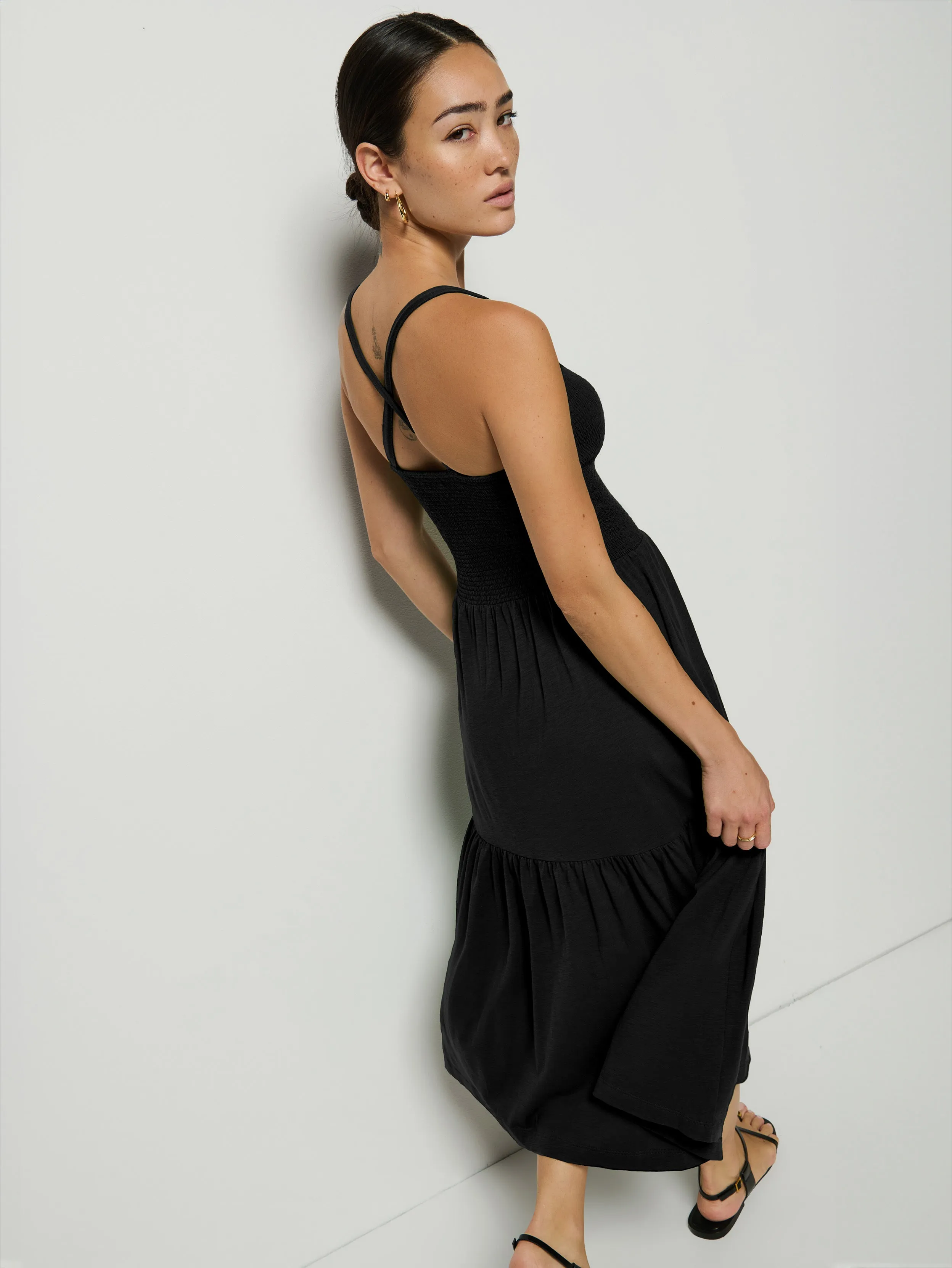 Penelope Smocked Midi Icon Fit UVProtection Coating