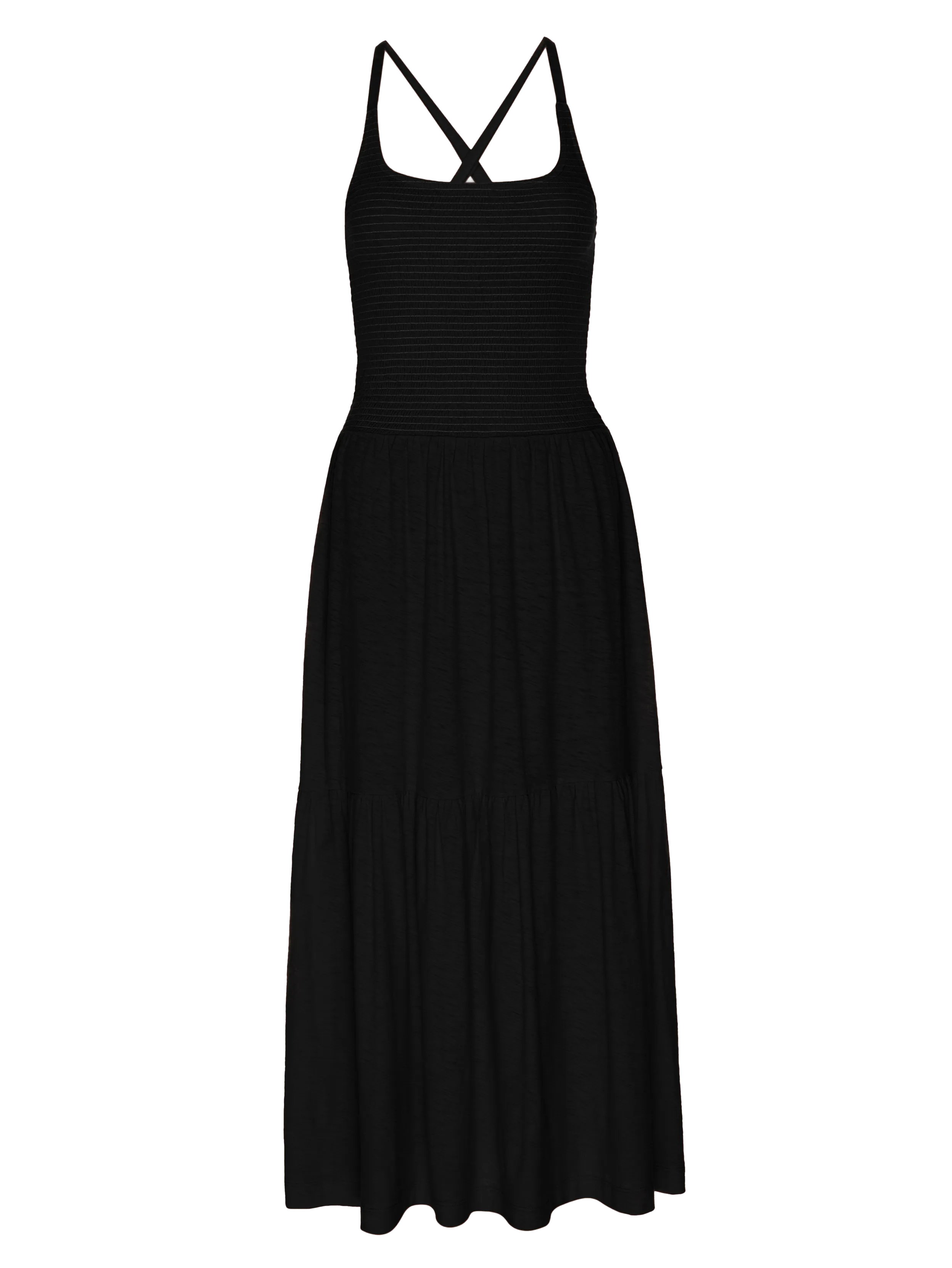 Penelope Smocked Midi ButterSoftKnit NoSlipGrip