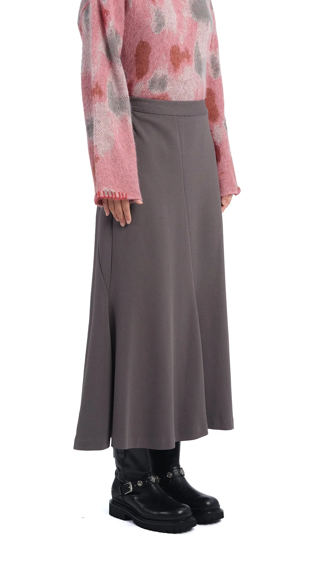 Soft Aesthetic Classic Mood Fishtail Skirt