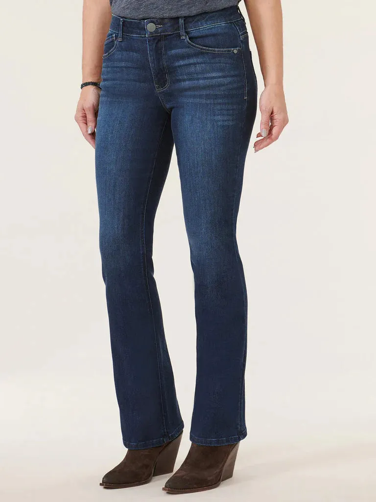 SlipResistantHem Light Wool 34" Democracy Ab Solution High Rise Cascading "D" Itty Bitty Bootcut Tall Jean