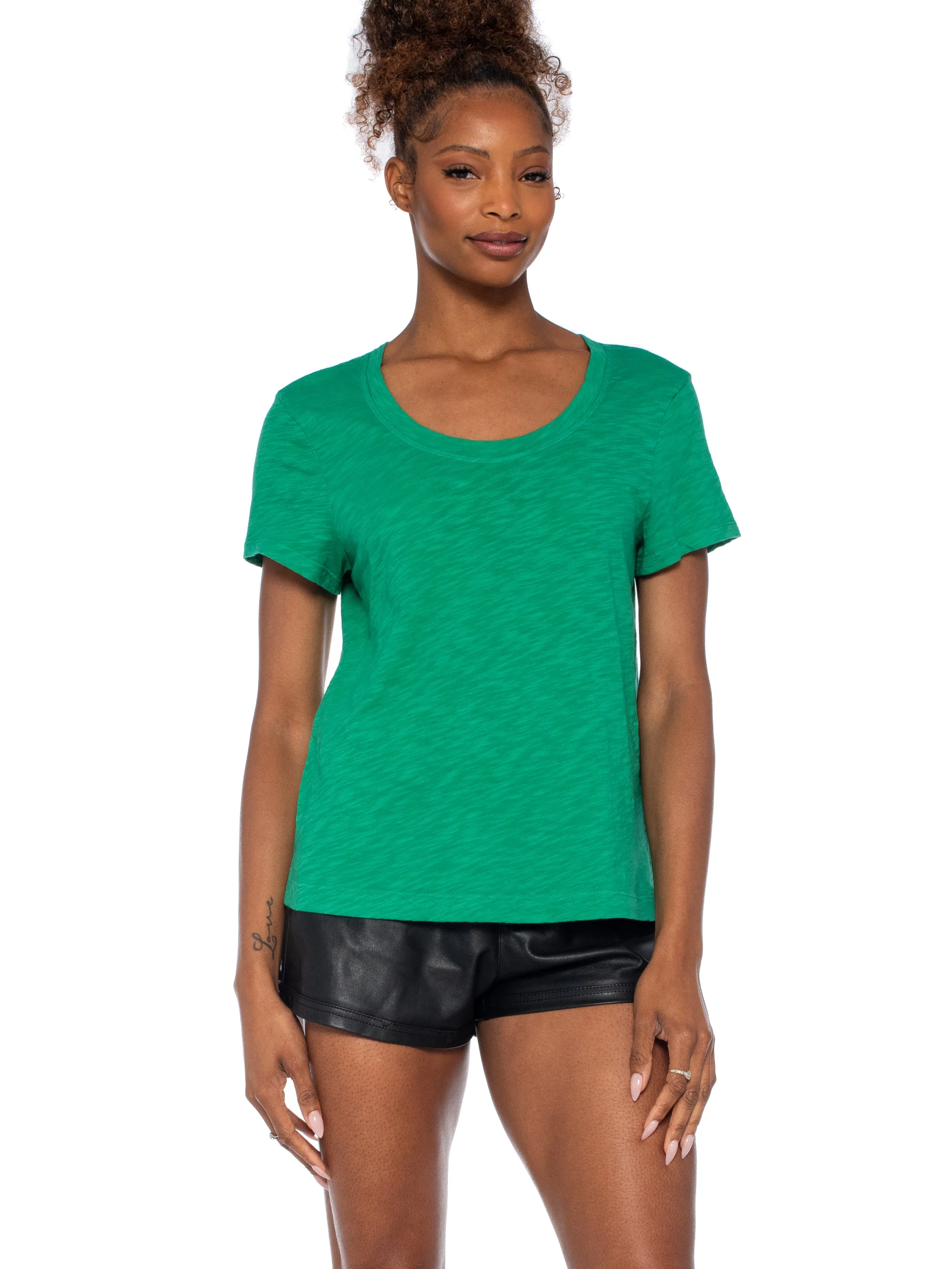 Baby Fit Short Sleeve Open Low Neck ZeroIrritationLabels
