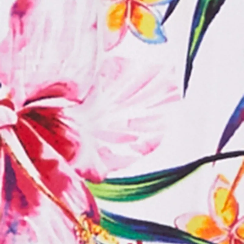 Tropical Floral Sleeveless Sundress Fun floral mini
