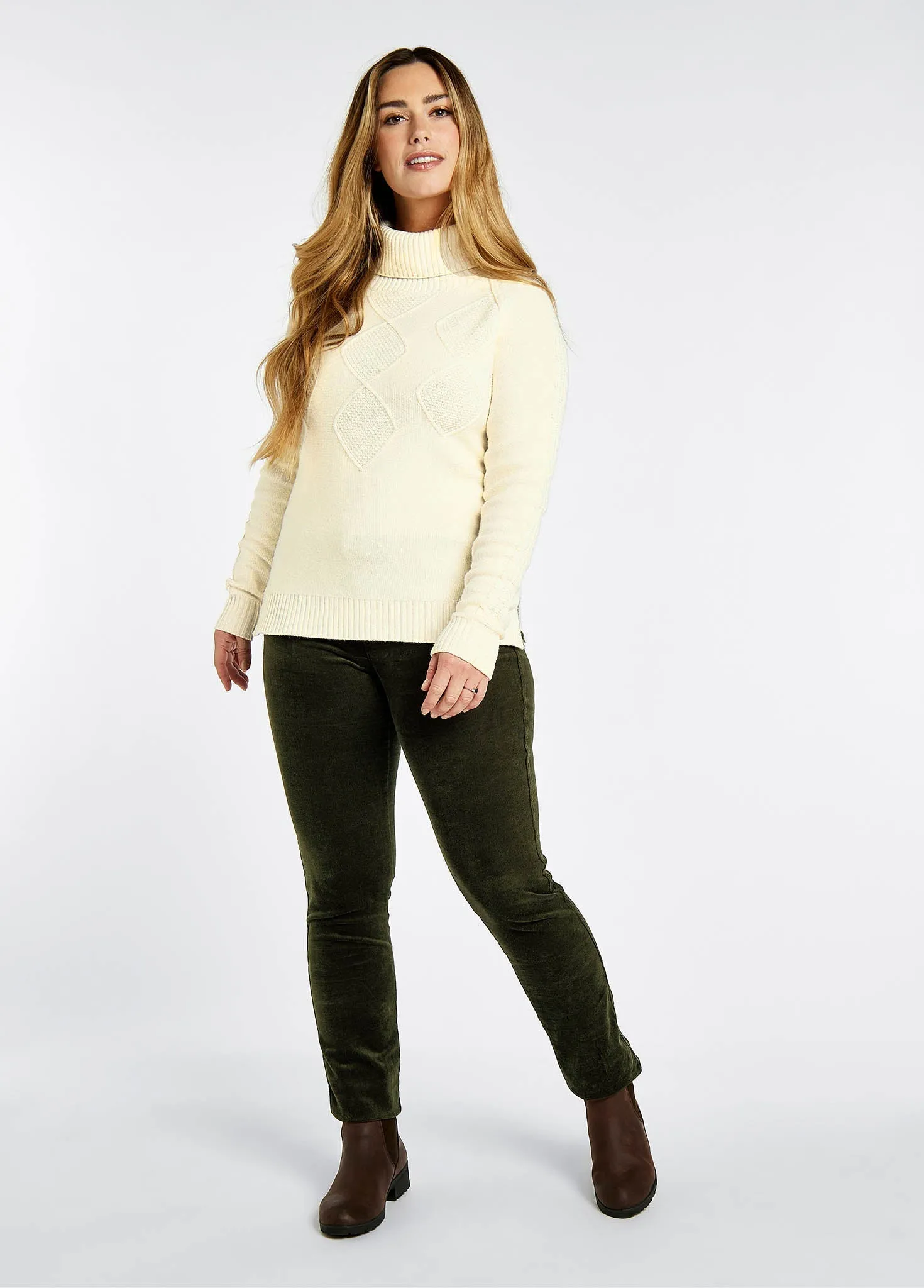 OekoTexCertified spring fresh Honeysuckle Jeans - Olive