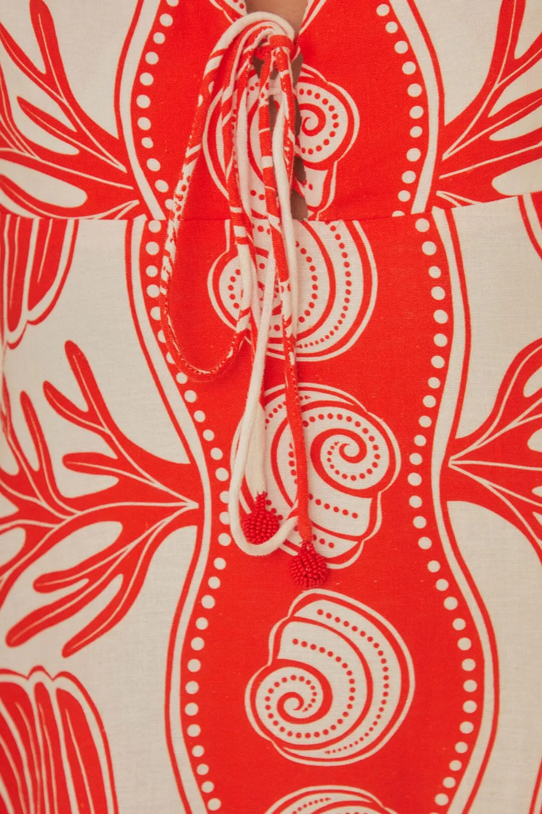 White Ainika Shell LENZING? ECOVERO? Euroflax? Maxi Dress Storm Calm