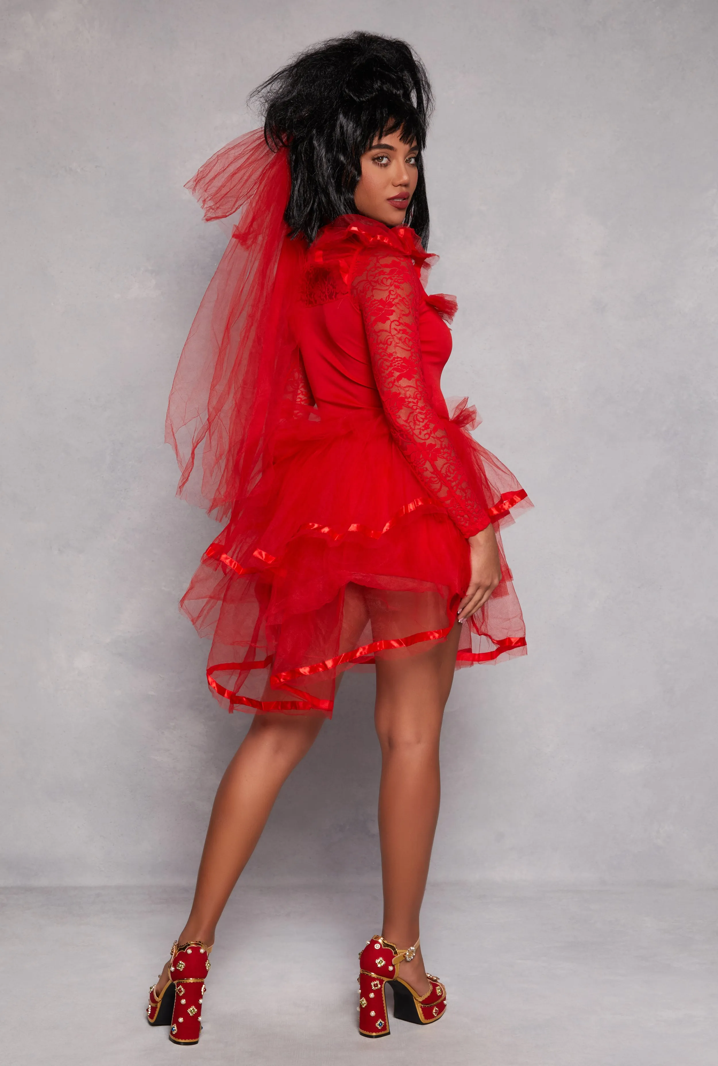 Runway Glow Slim Touch Crimson Beetle Wife Costume