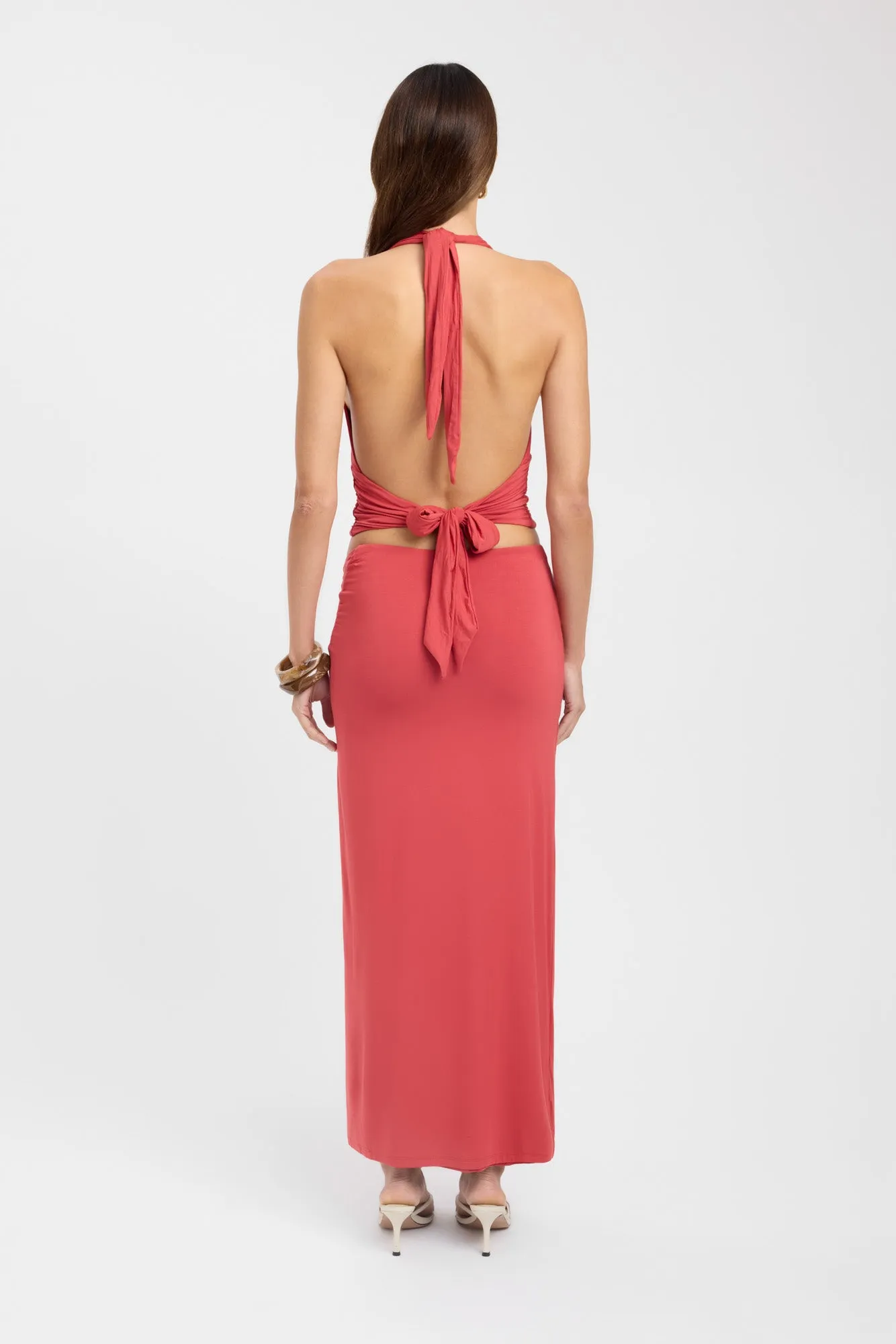 Foldable Design Resort Vacation Quinn Maxi Skirt