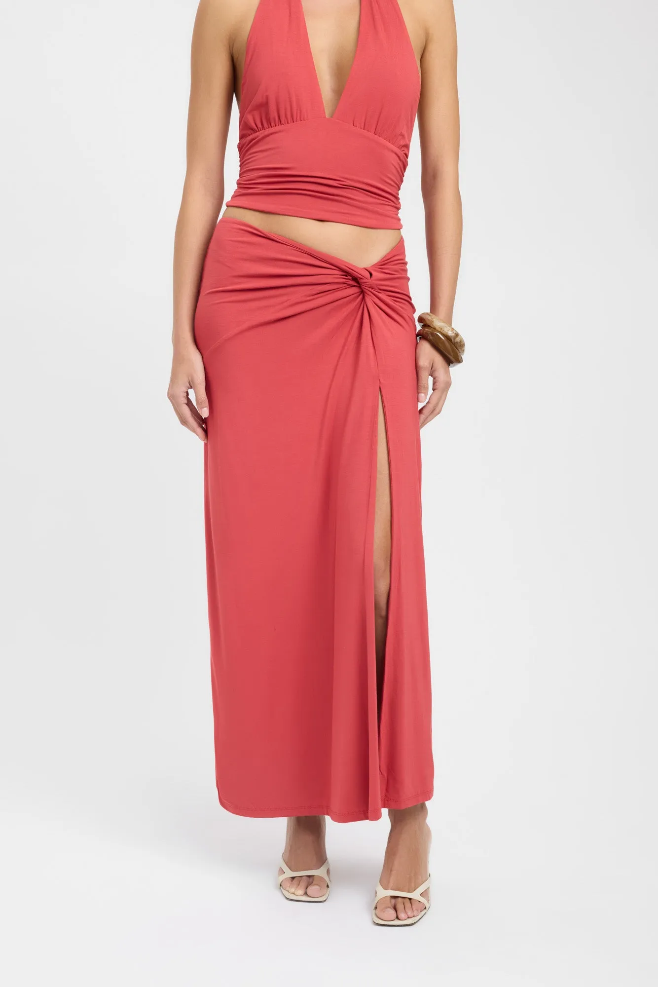 Contoured Waist Quinn Maxi Skirt