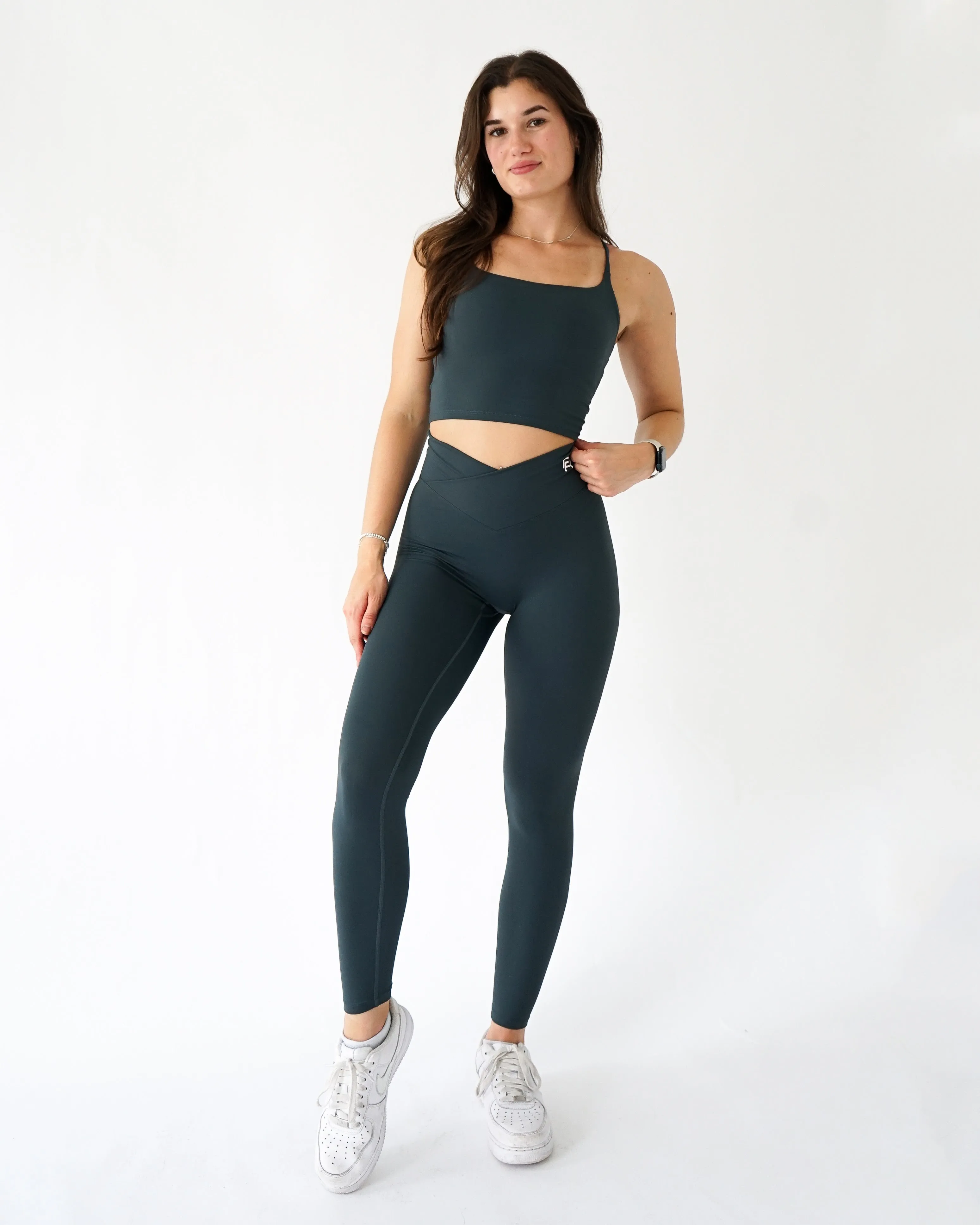 Thermal Warm All Ages Impact V-Waist Leggings - Emerald