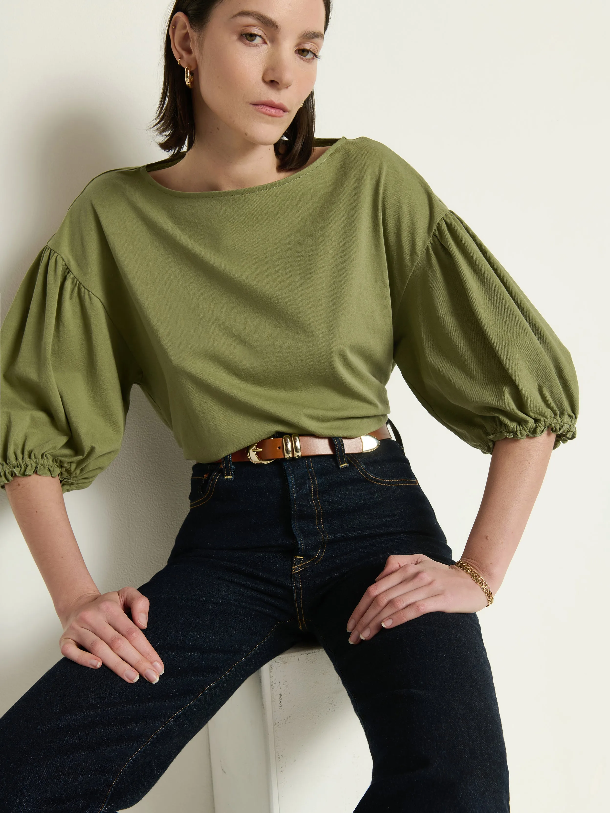 Sandra Boatneck Top Vision Glow Festival Air