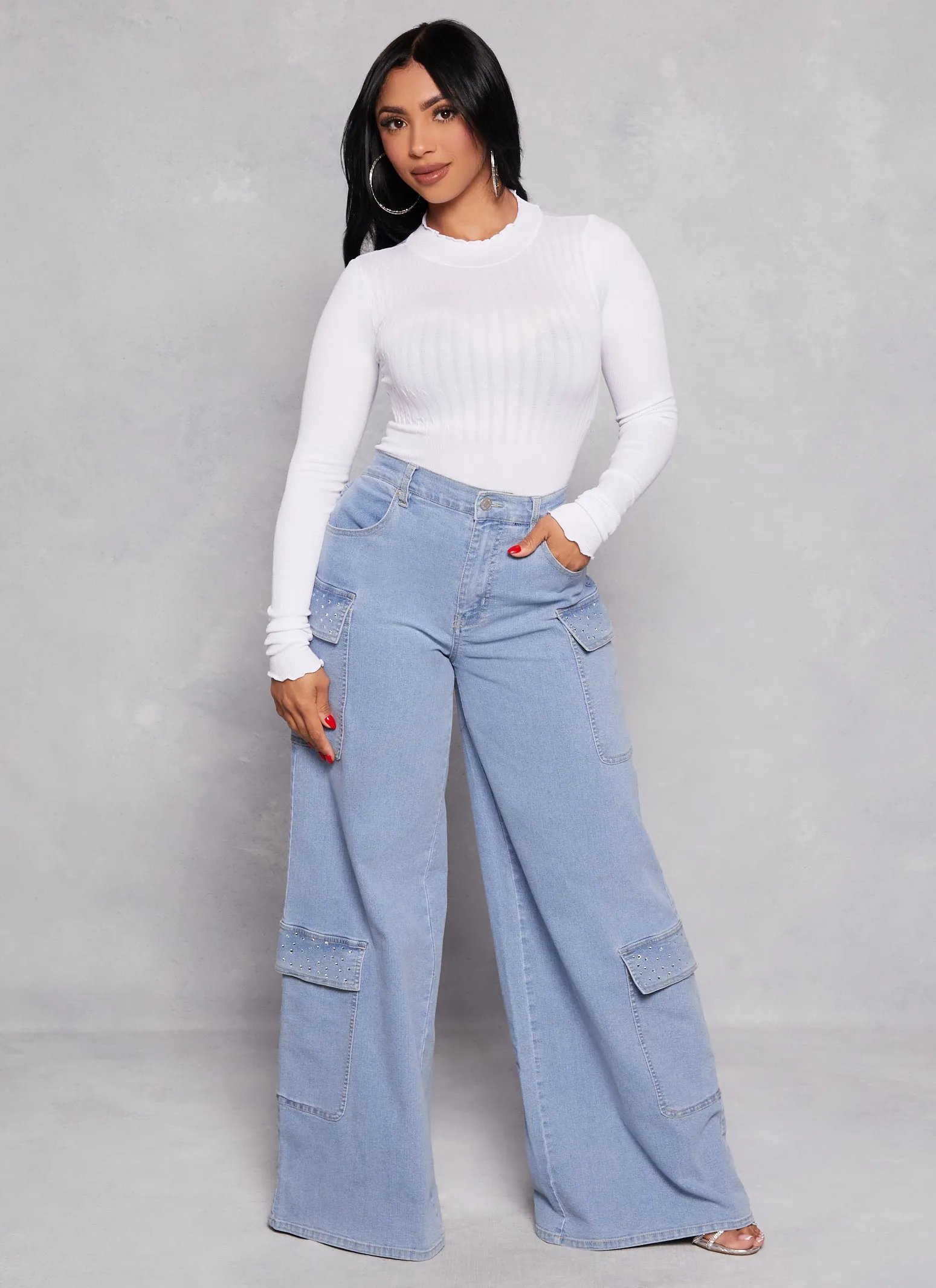 Simple Chic Seamless Mock Neck Long Sleeve Bodysuit