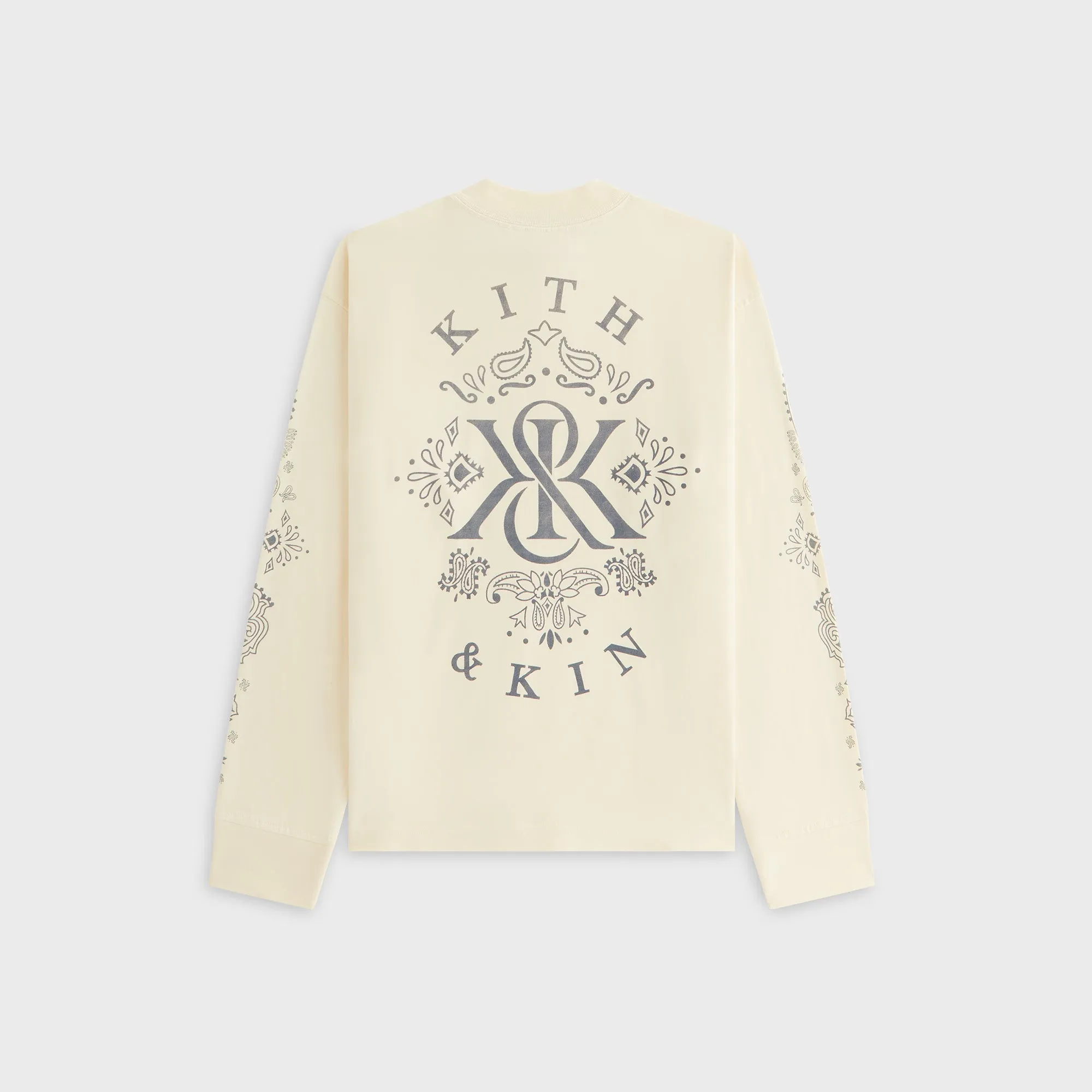 Kith Women Oversized Sonoma Western Kith & Kin Long Sleeve - Sandrift Stretchable Armholes Beaded details