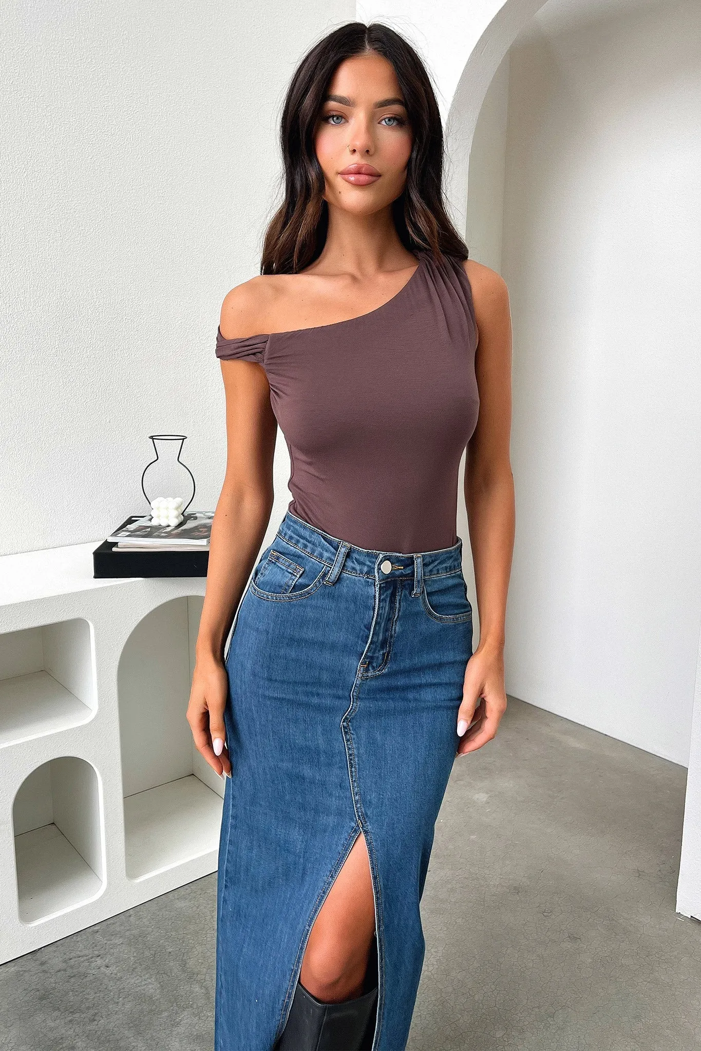 Wedding Versatile Aspen Bodysuit - Brown
