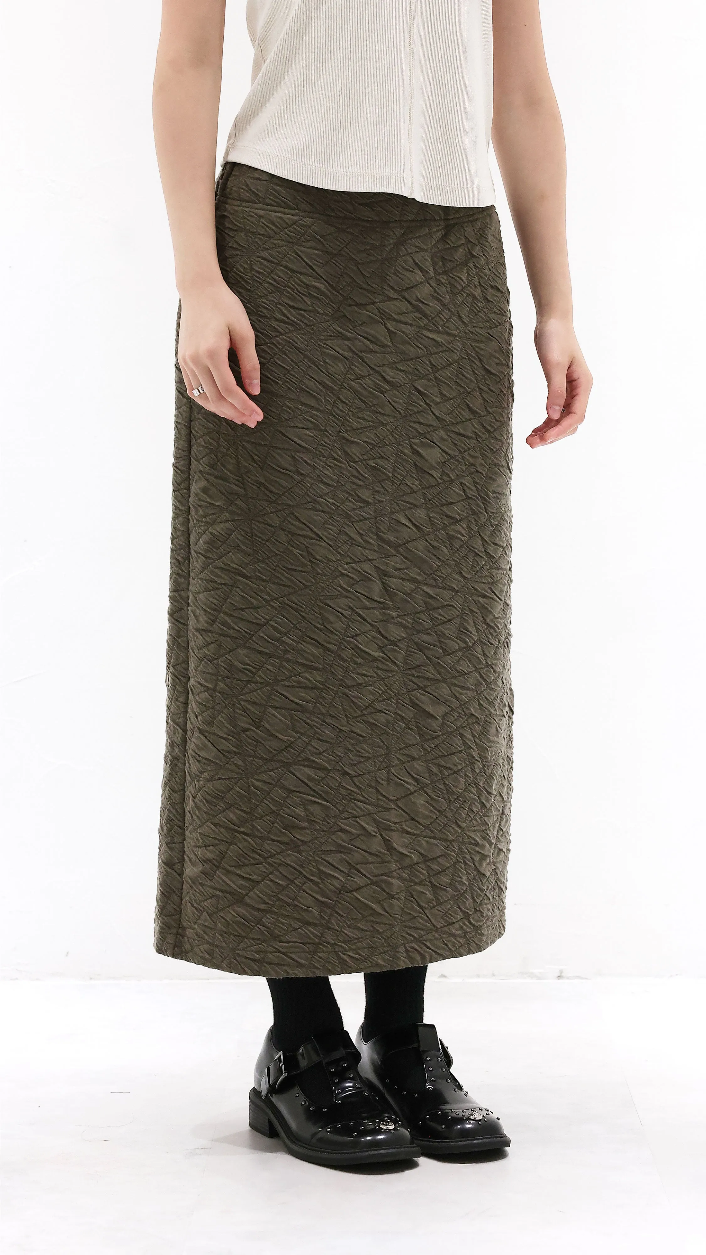Textural Pencil Skirt Mall Brand Look Easy Motion