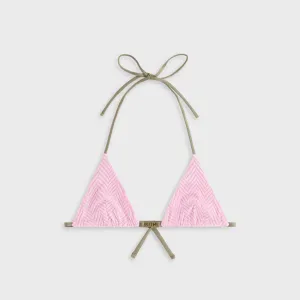 Kith Women Talia II Towel Tie Top - Bubble High Coverage Cutouts Built In Ties