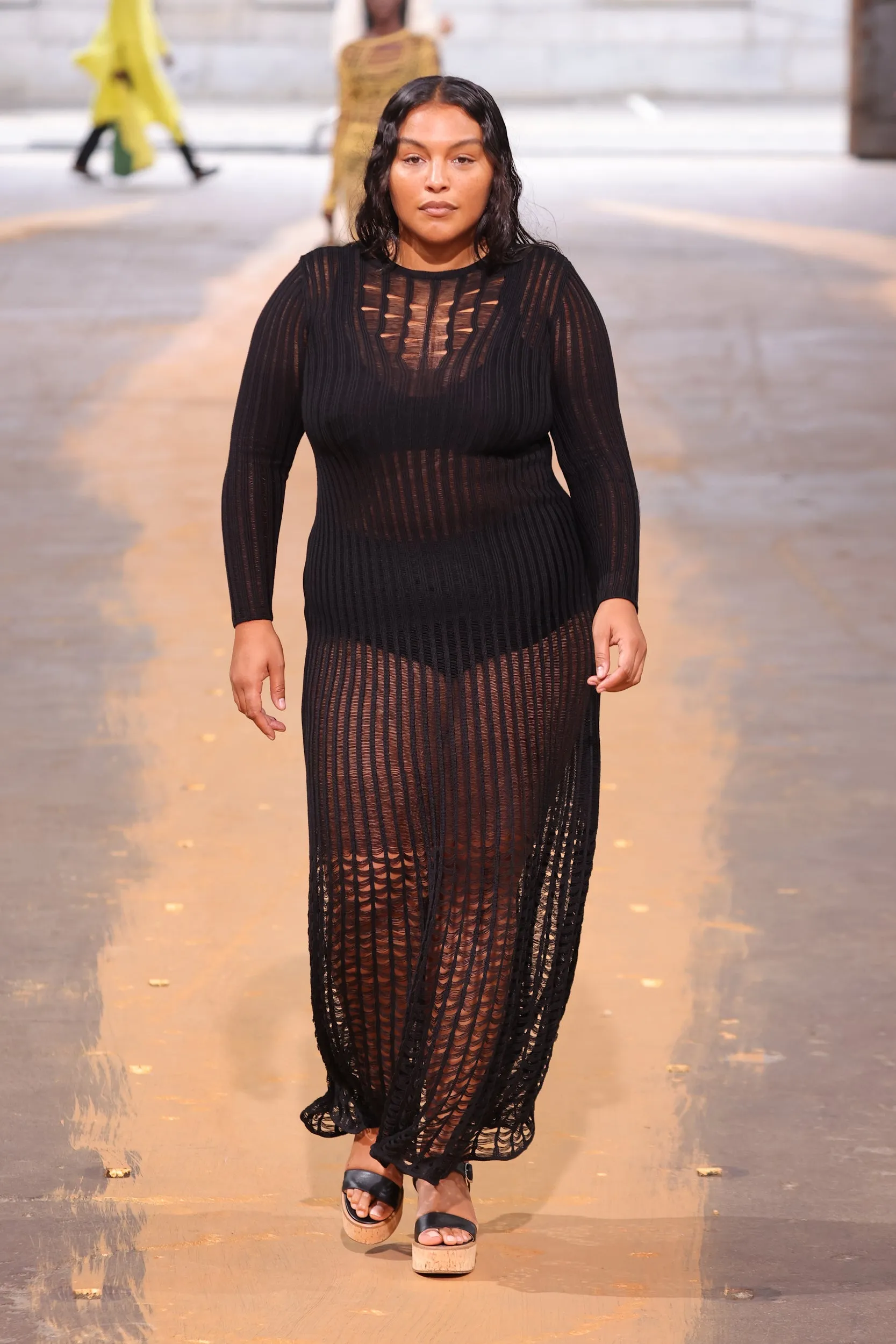 Maia Knit Dress in Black Shappe Silk NoSlipGrip