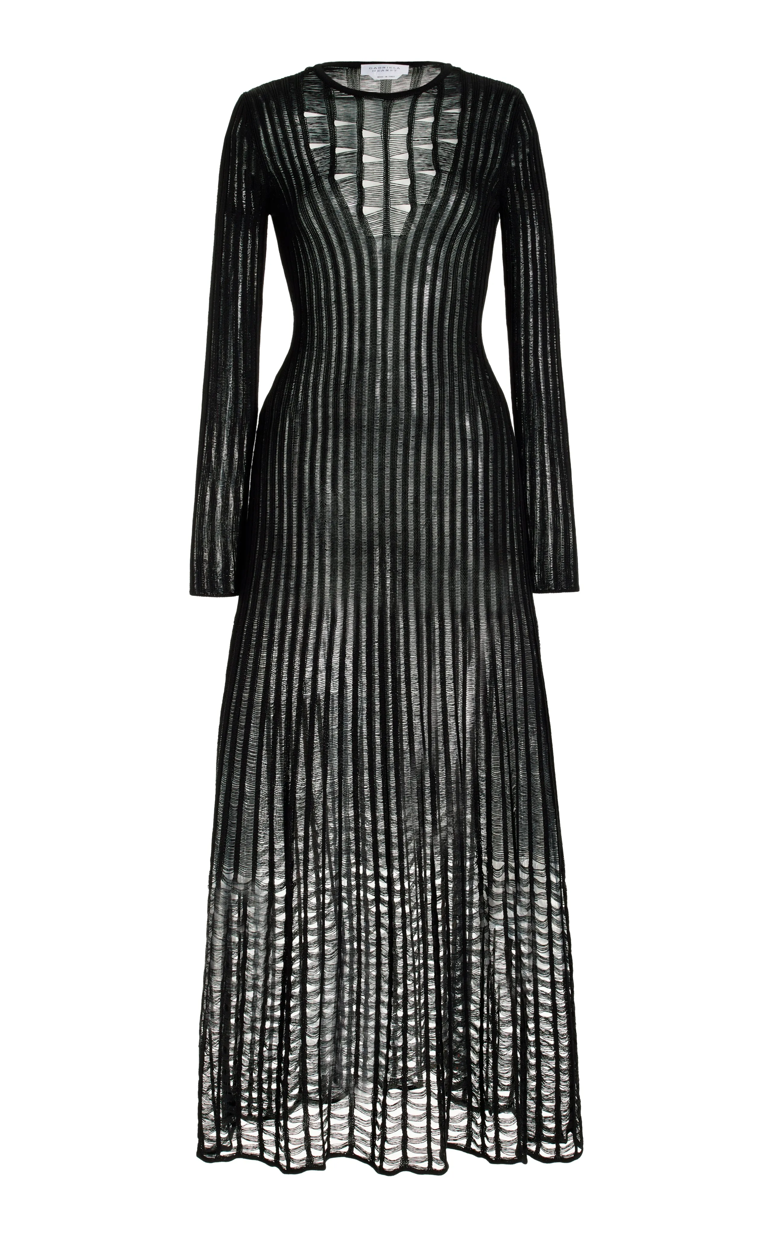 Maia Knit Dress in Black Shappe Silk EcoCertifiedTextile Global Glow