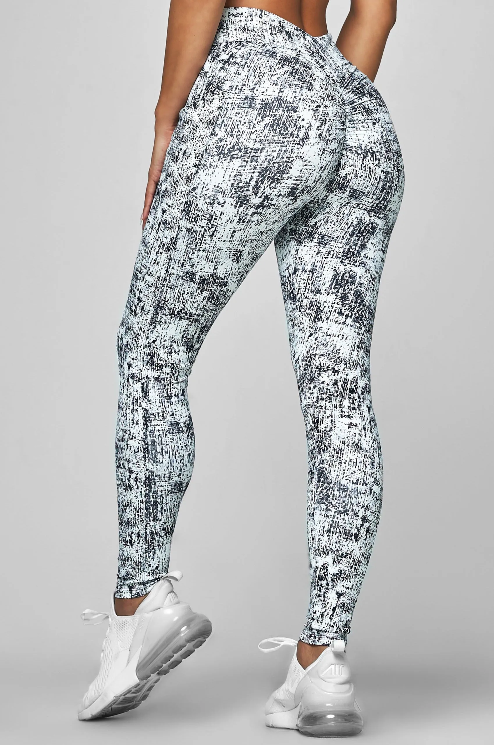 Static V-Cut Scrunch Legging Thermal Insulation ReflectiveDetails