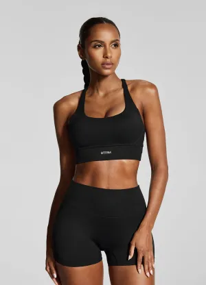 Flexible Movement Cut Sun Ready Jet Black Micro Shorts