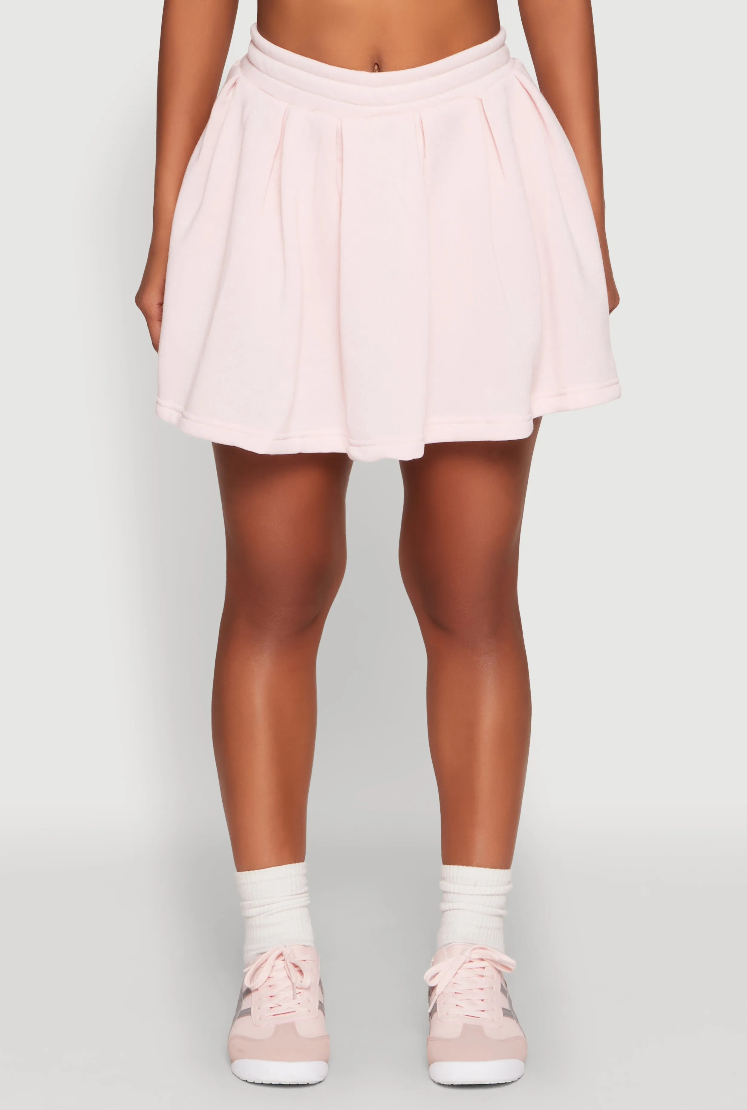 Limited Release Smocked High Waisted Pleated Skort