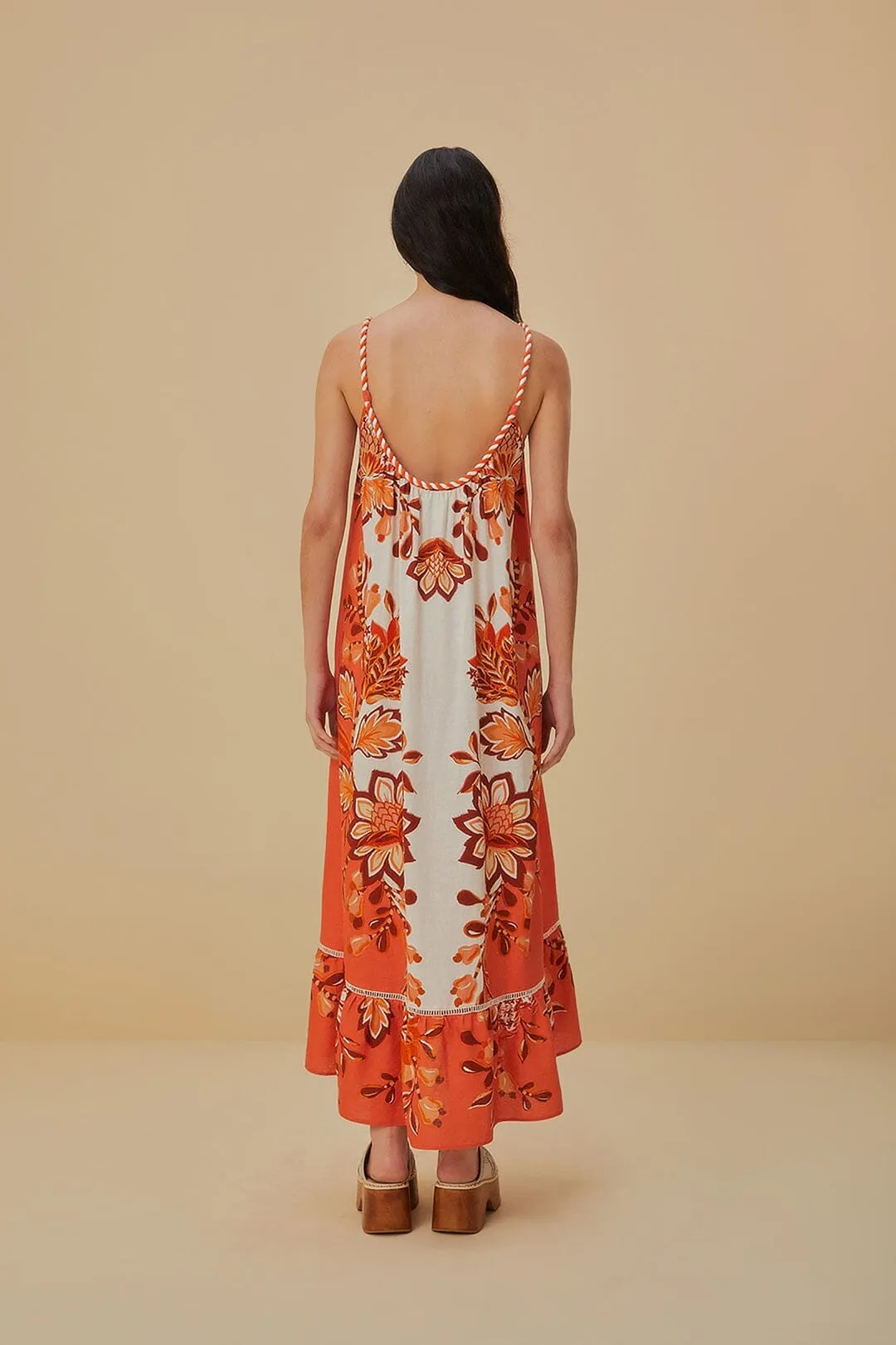 Canvas Glow Feather Glow Aura Cream Lenzing? Ecovero? Euroflax? Maxi Dress