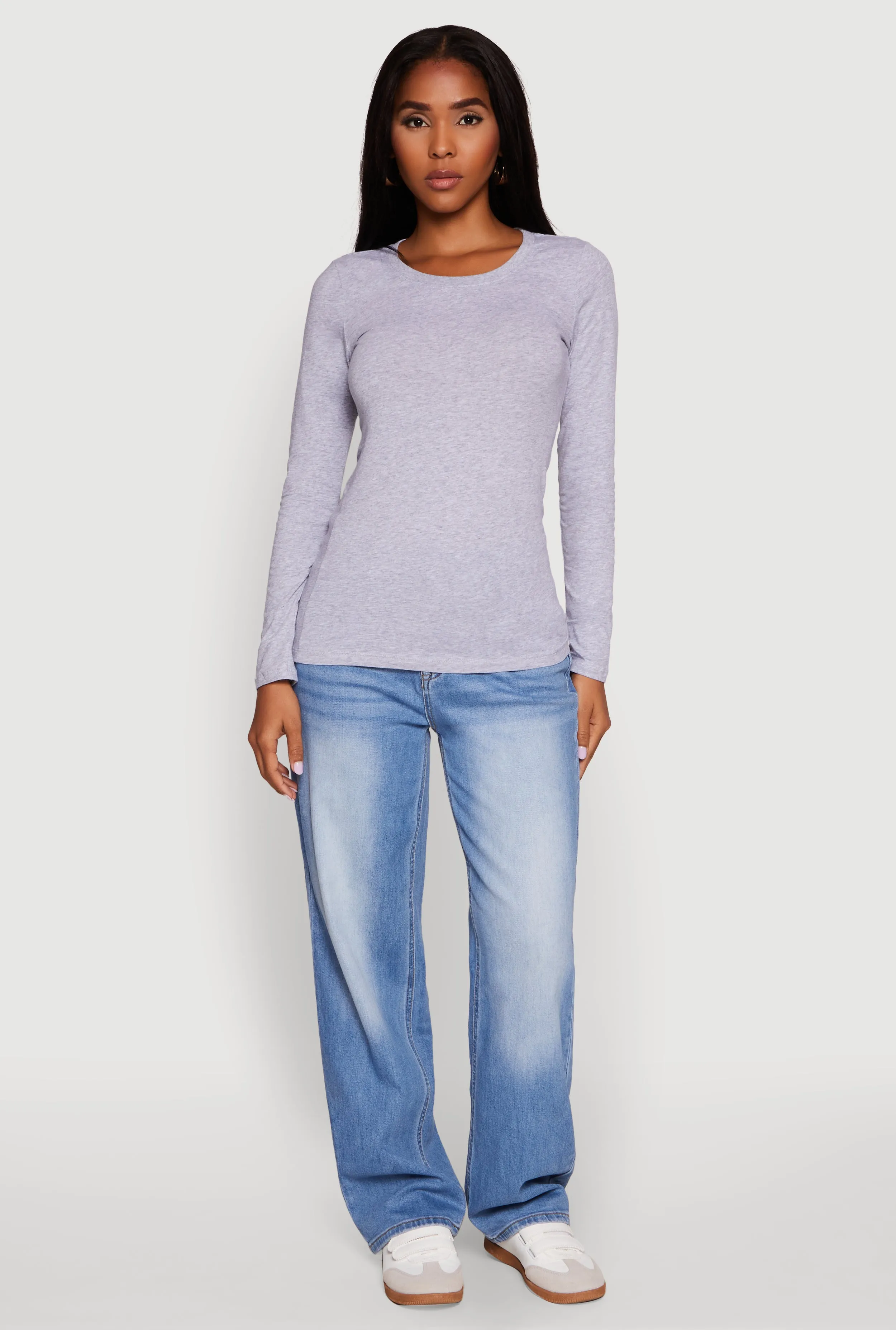 Basic Long Sleeve Crew Neck T Shirt Ultimate Wear