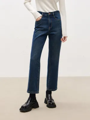 Home Comfort Weekend Warrior Balanced Piece High Waist Ankle Jeans with Straight