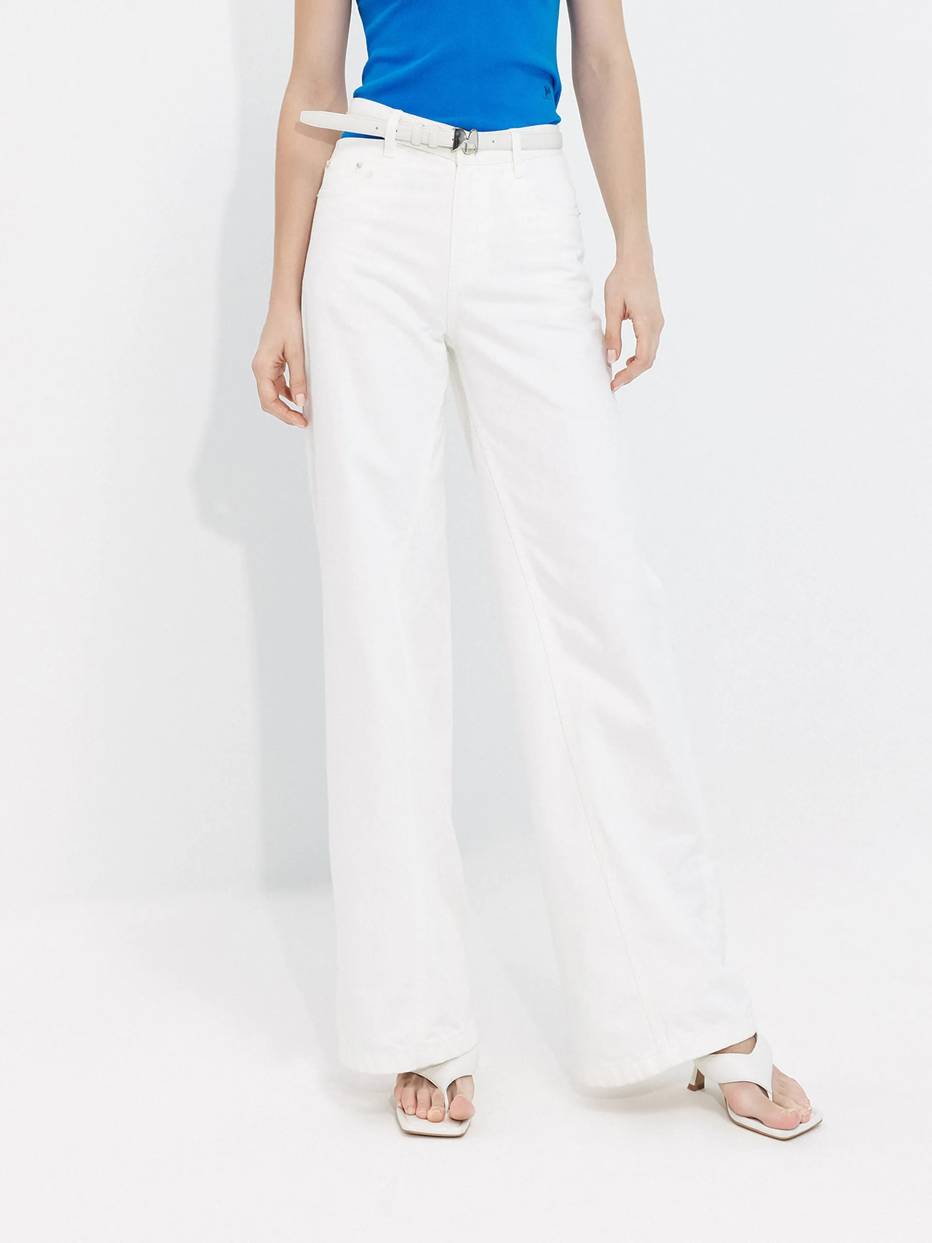 Deconstructed Jeans in Cotton Weekender Wear Reliable Fit
