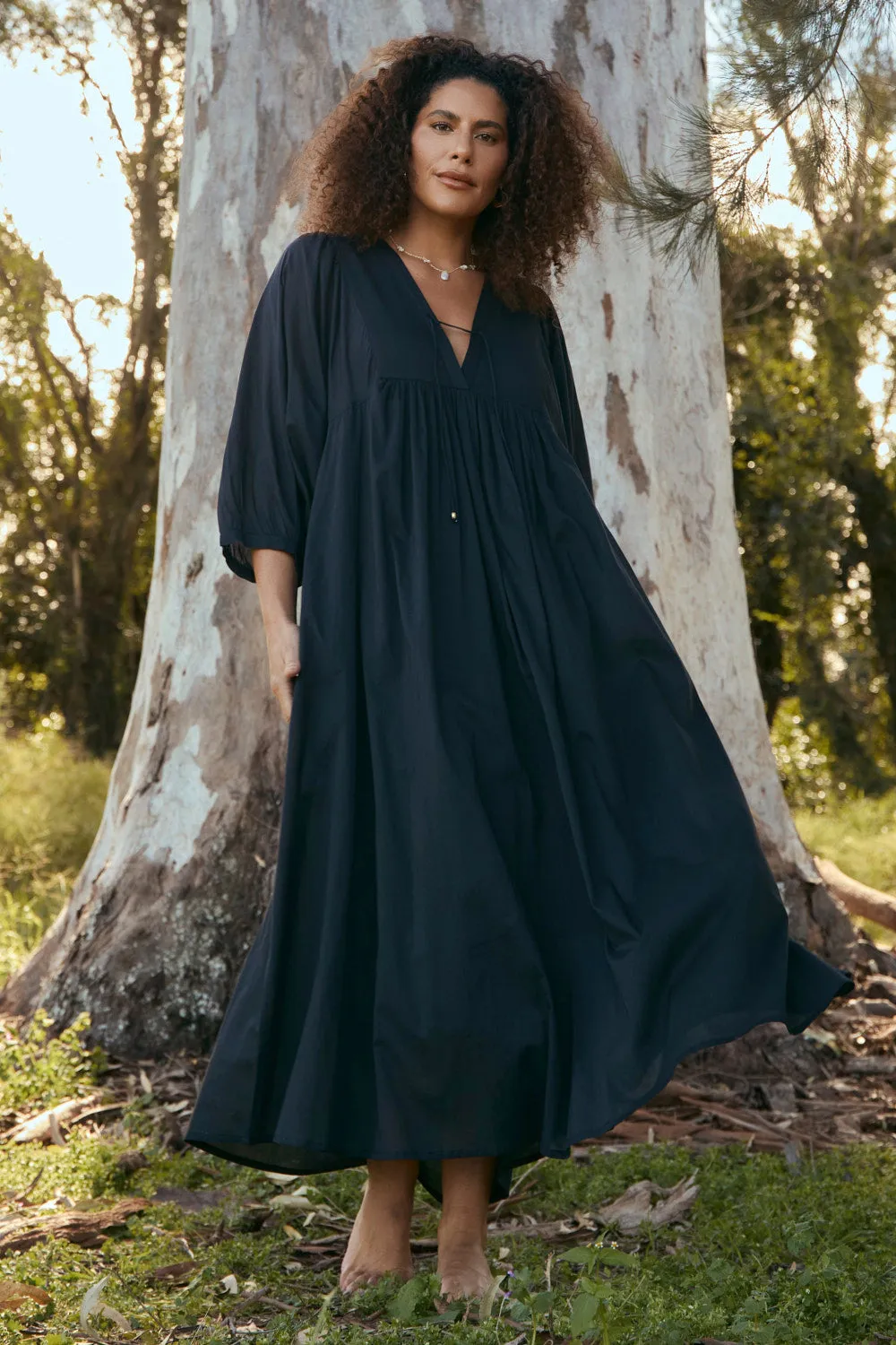 Designed to complement every body shape this dress enhances your natural silhouette Cairo Boho Dress in Black