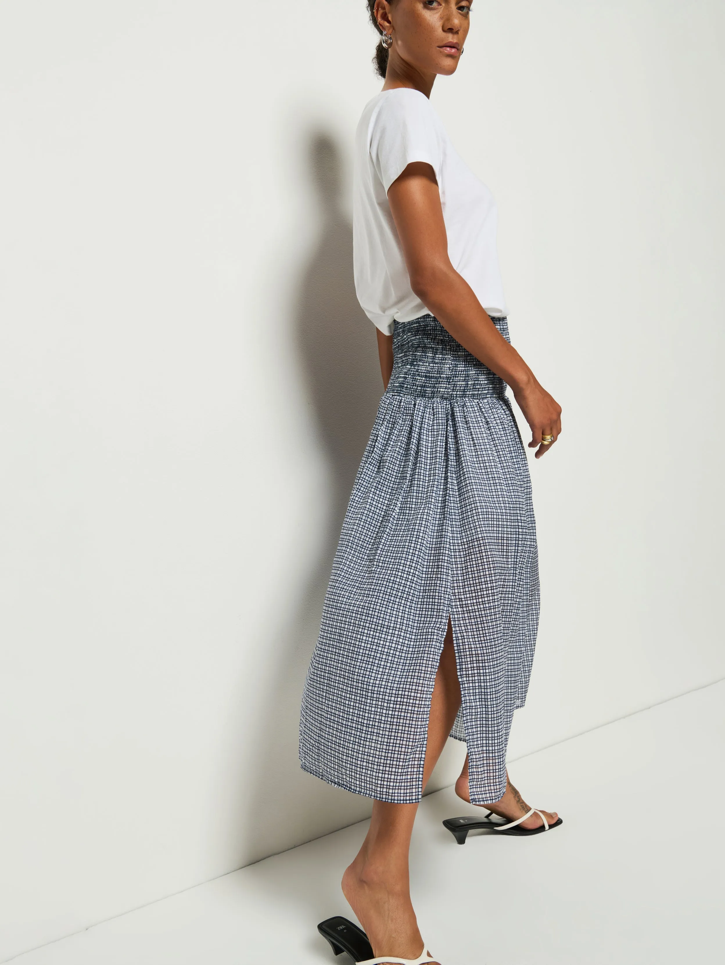 Summer Midi Skirt Sheer Fit VentilatedMesh