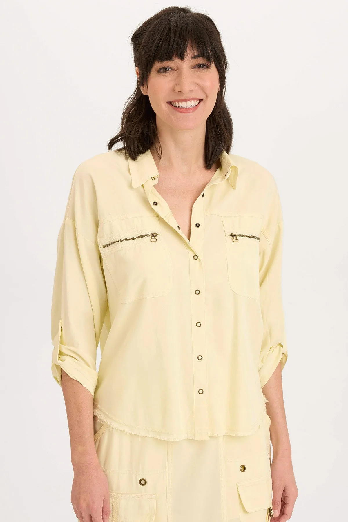 TearResistantMaterial Knapp Twill Utility Button-up