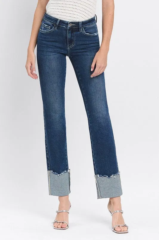 StretchFit Lovervet Midrise Cuffed Straight