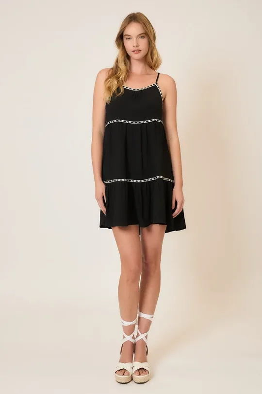 Enjoy The Ride Black Sun Dress HighDensity Weave UVProtectionFabric