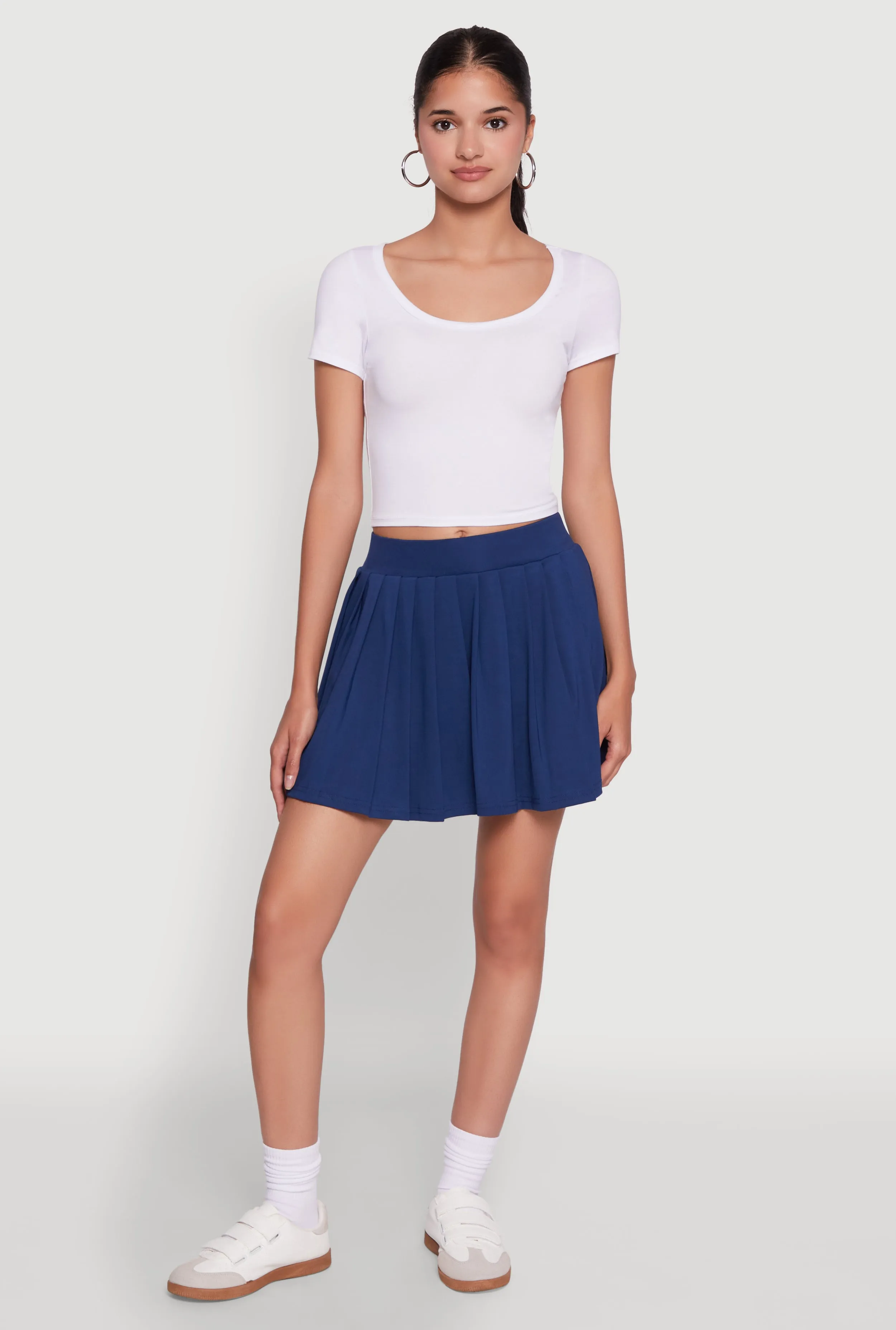 Stylish High Waist Pleated Tennis Skirt Fresh Vibe Stylish Choice