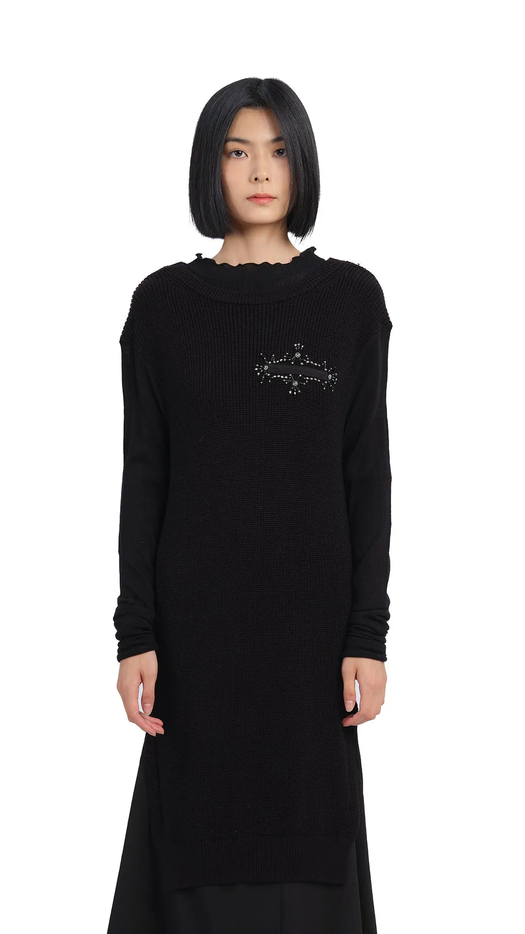 Knitted With Beading Dress Dad Core