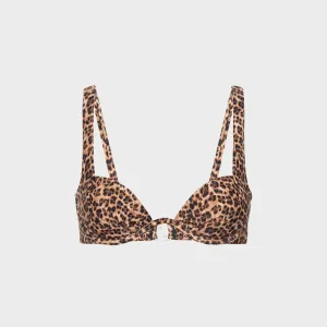 Tagless Design Miaou Cora Bikini Top - Leopard