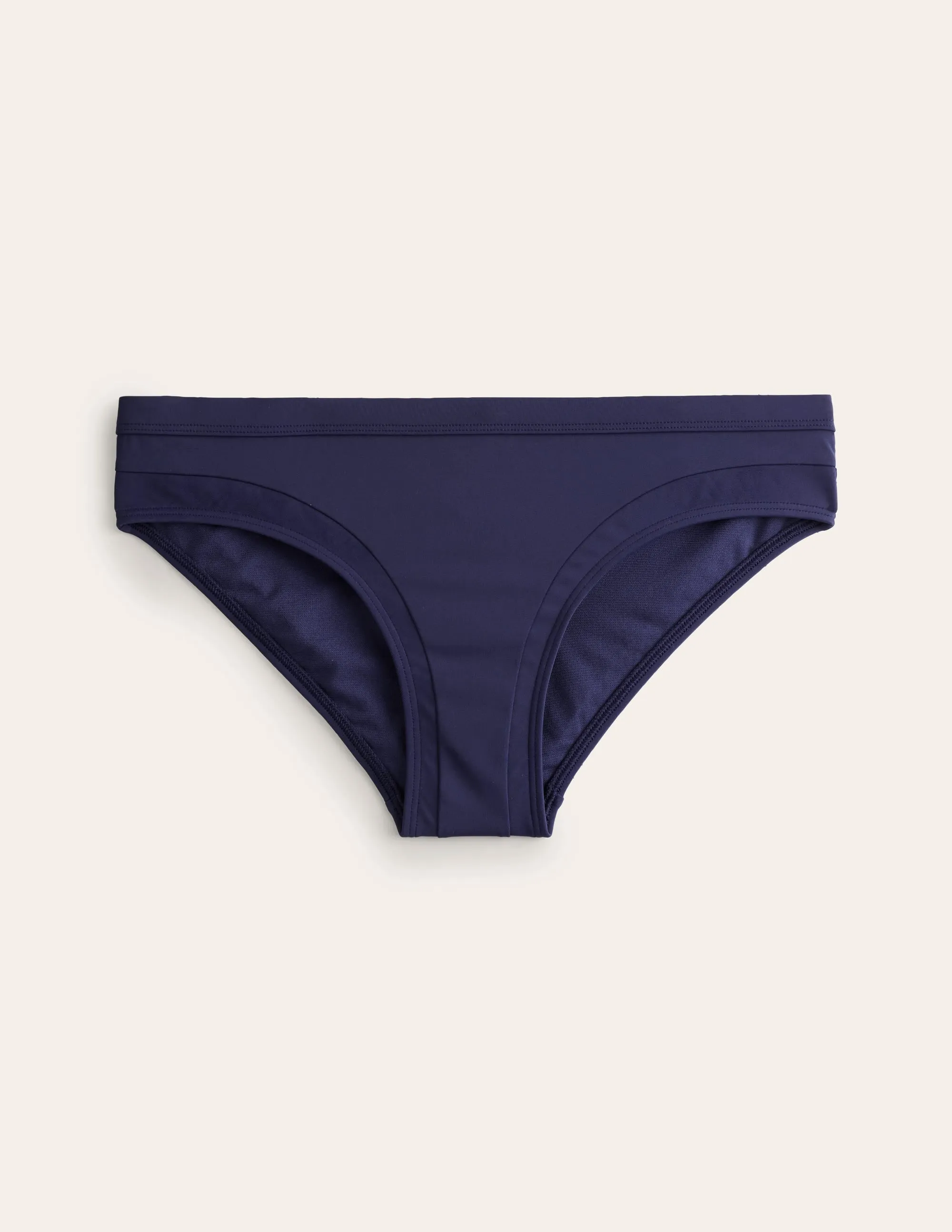 Quick Dry Fabric Recycled Material Santorini Bikini Bottoms-French Navy