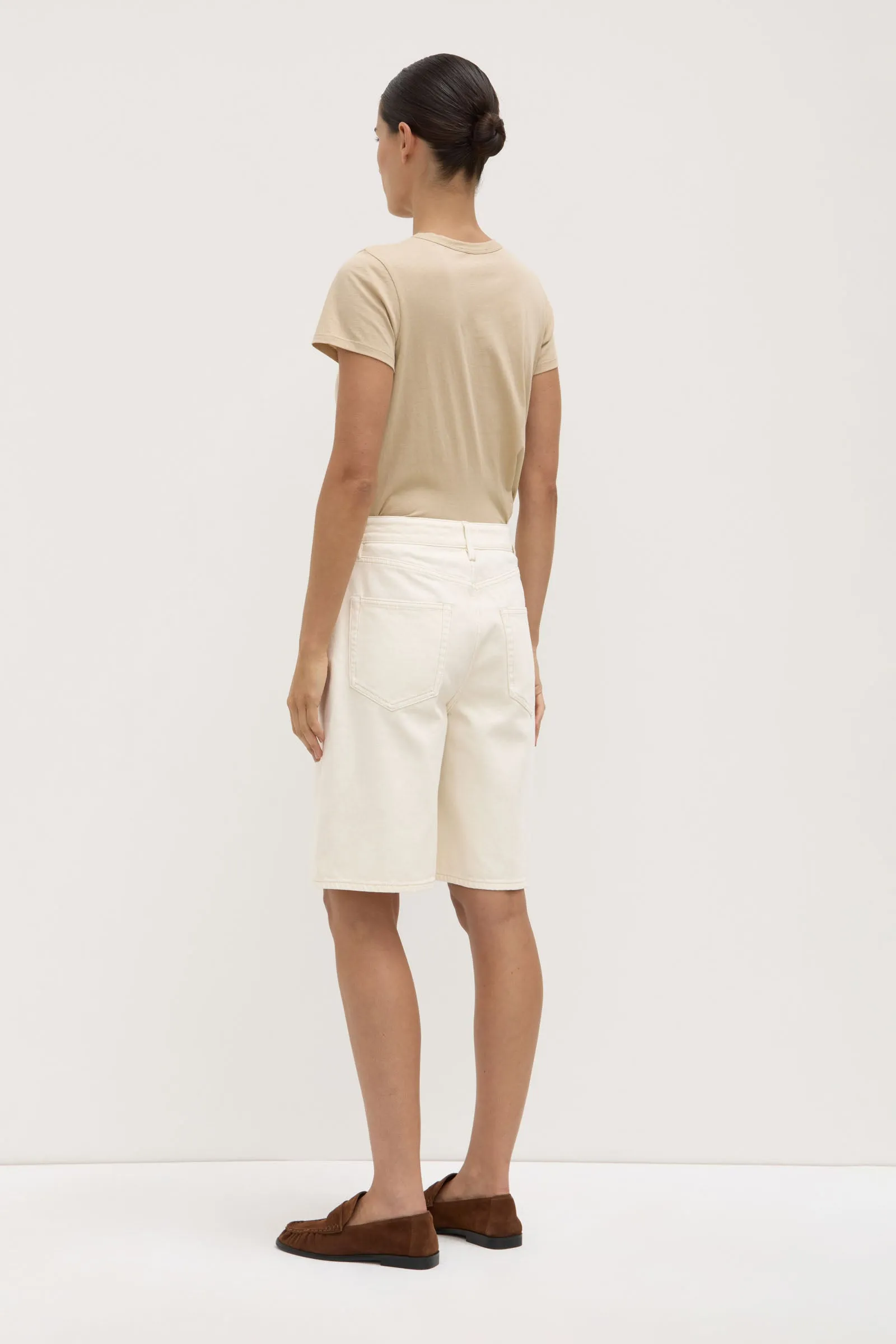 Flex Foam Insert Outdoor Look Bermuda Denim Short