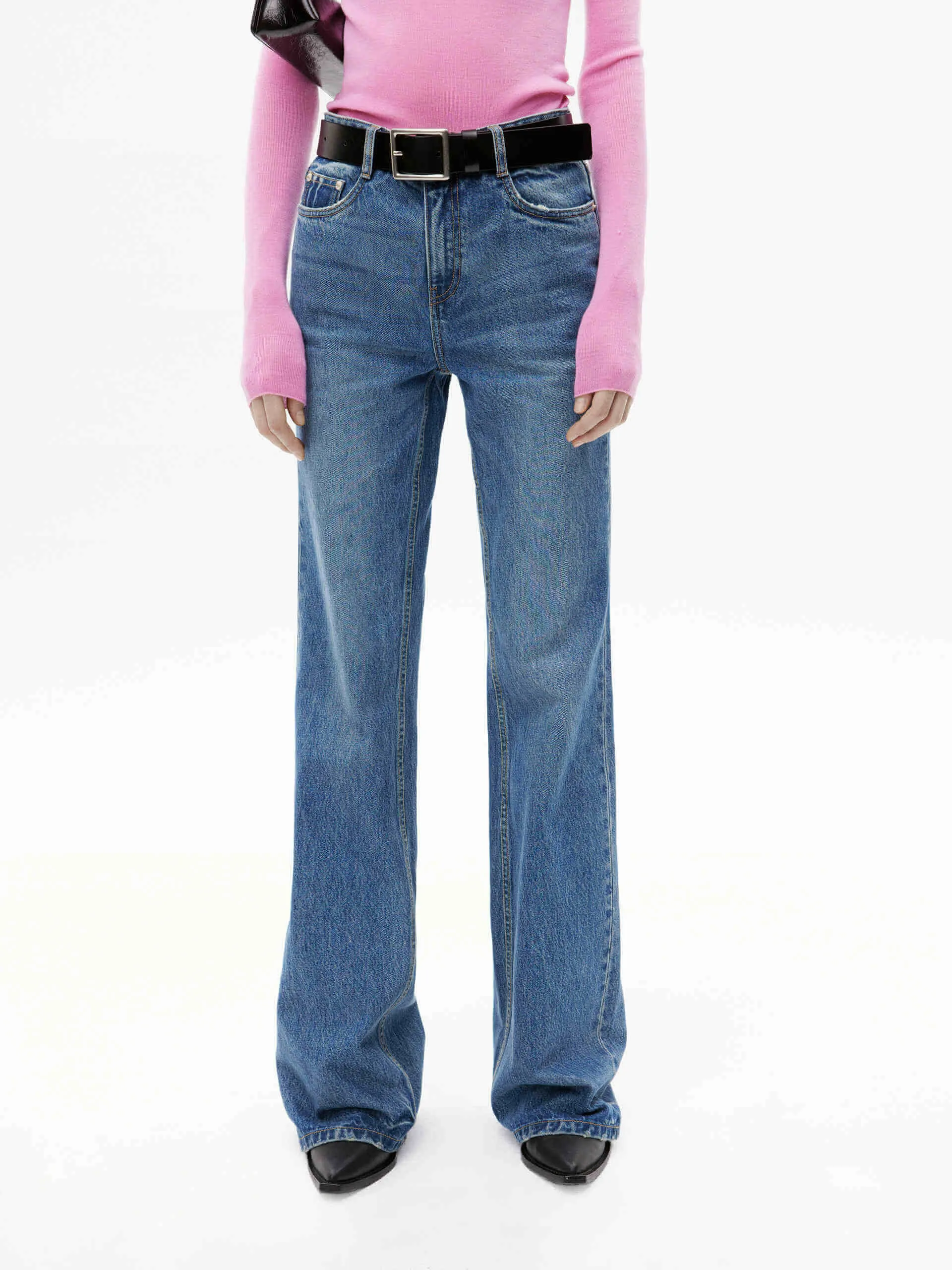 Outdoor Adventure Earthy All Around Slightly Flared Cotton Jeans