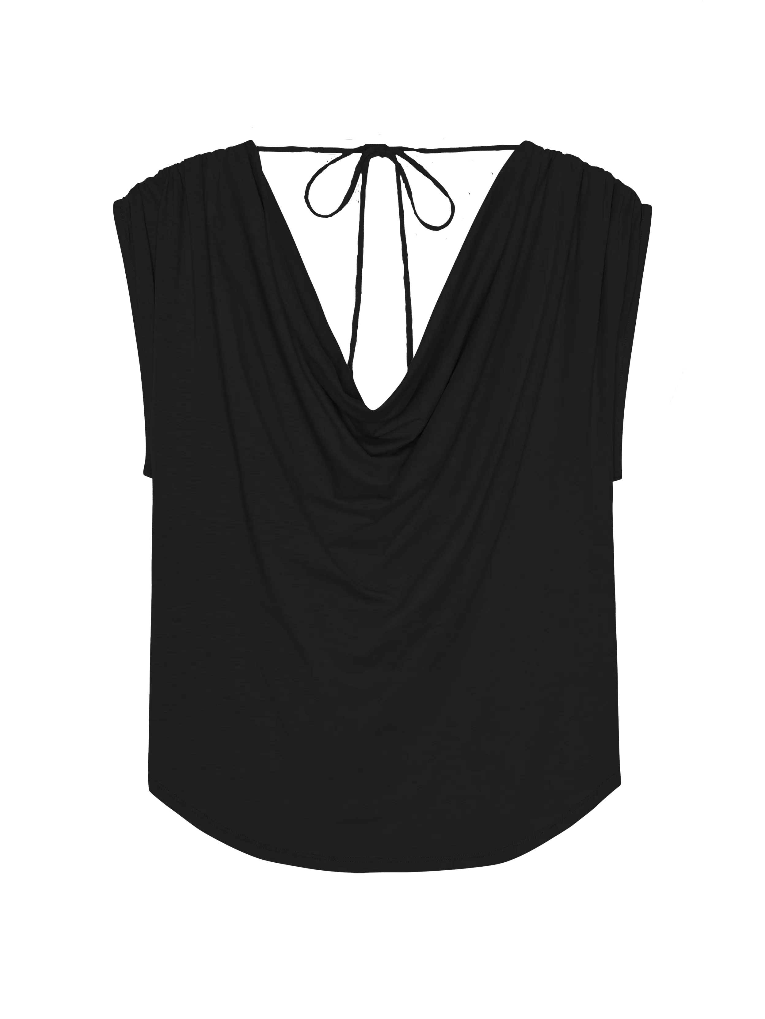 Geni Cowl Top BreathableLining Joy Mood