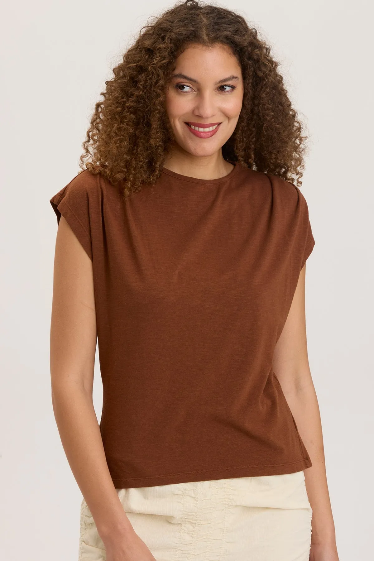 Slub Arwen Top EcoFriendly Material Flexible Material