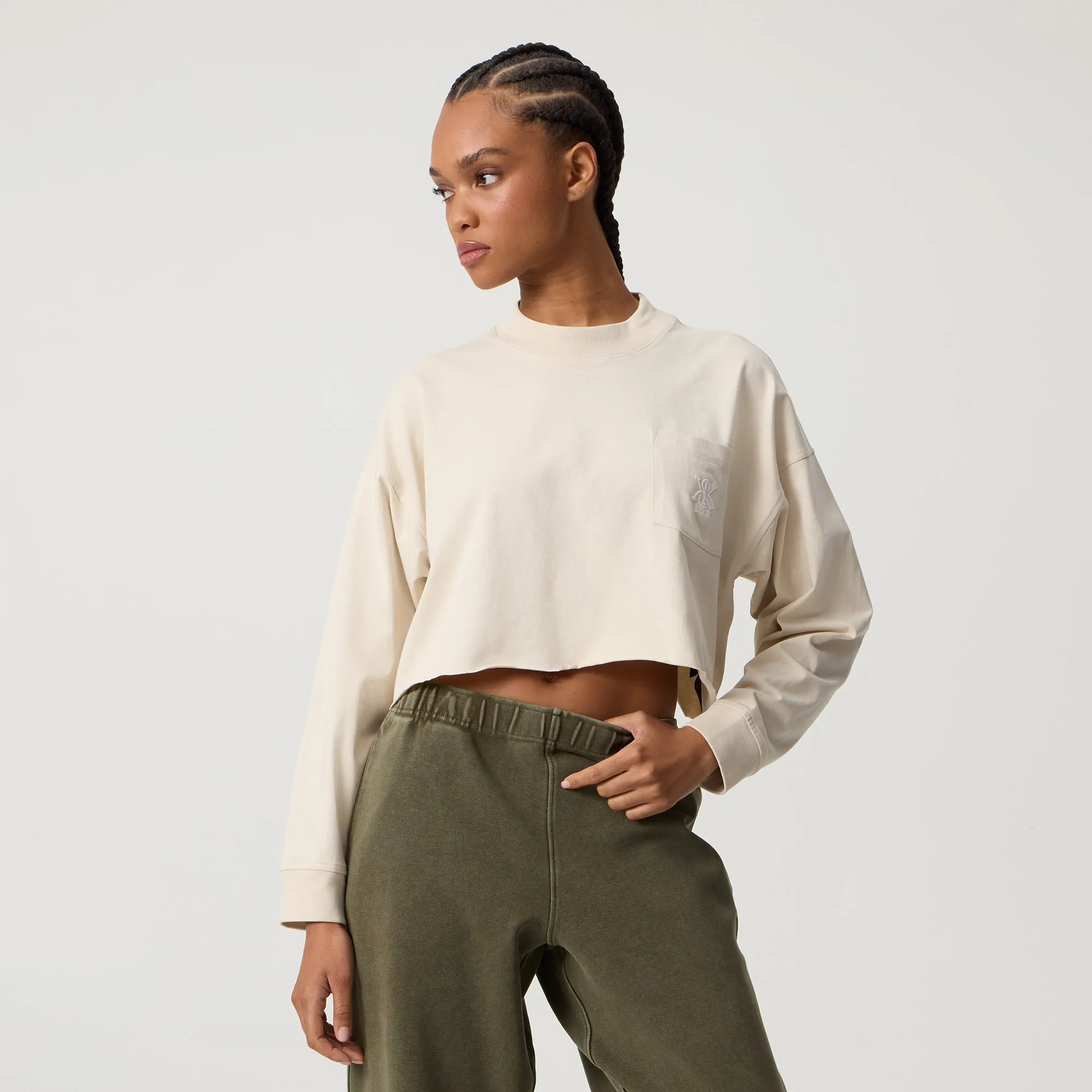 Kith Women Jasper Long Sleeve - Grain Perfect Layer